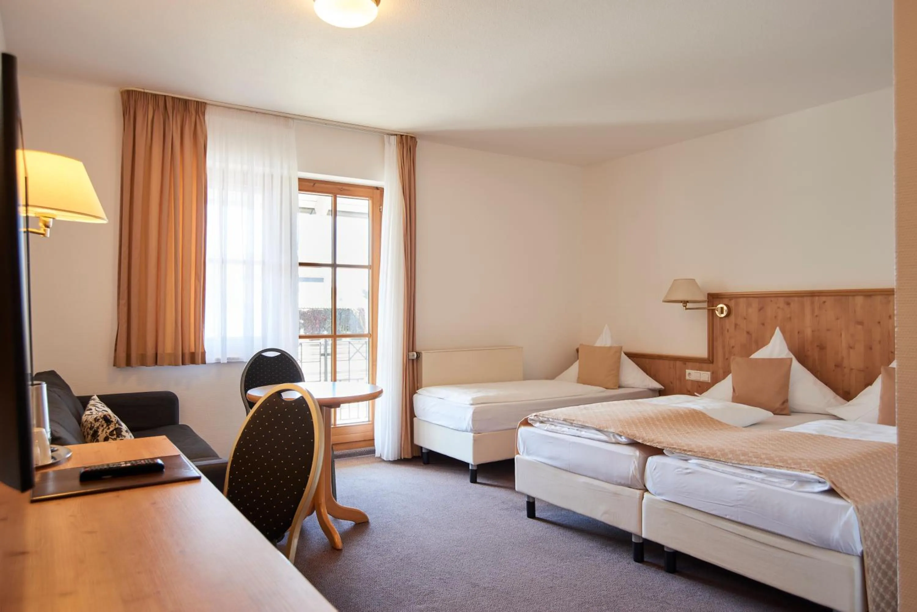 Bed in Hotel Restaurant Adler