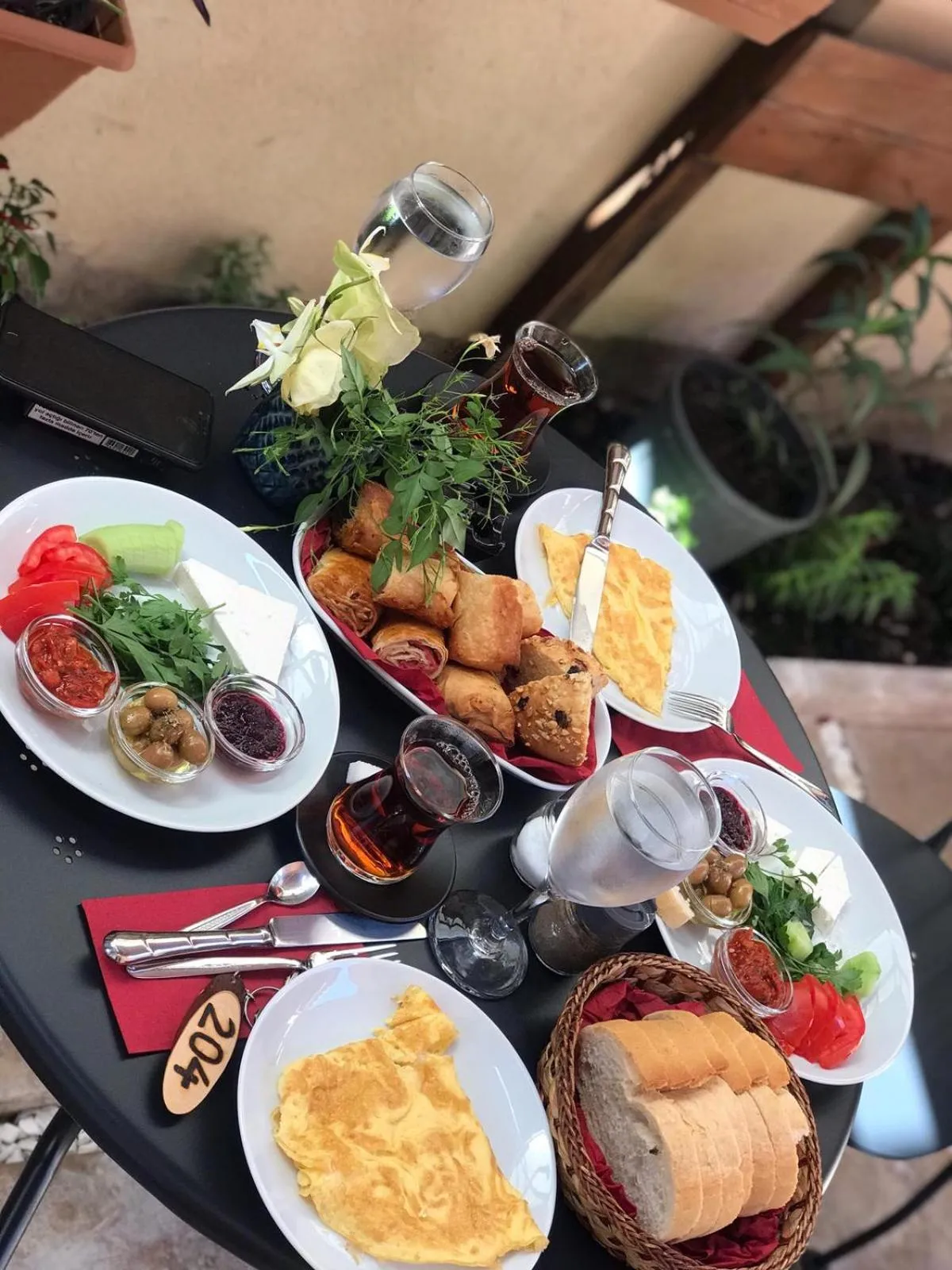 Breakfast in La Casa Carina