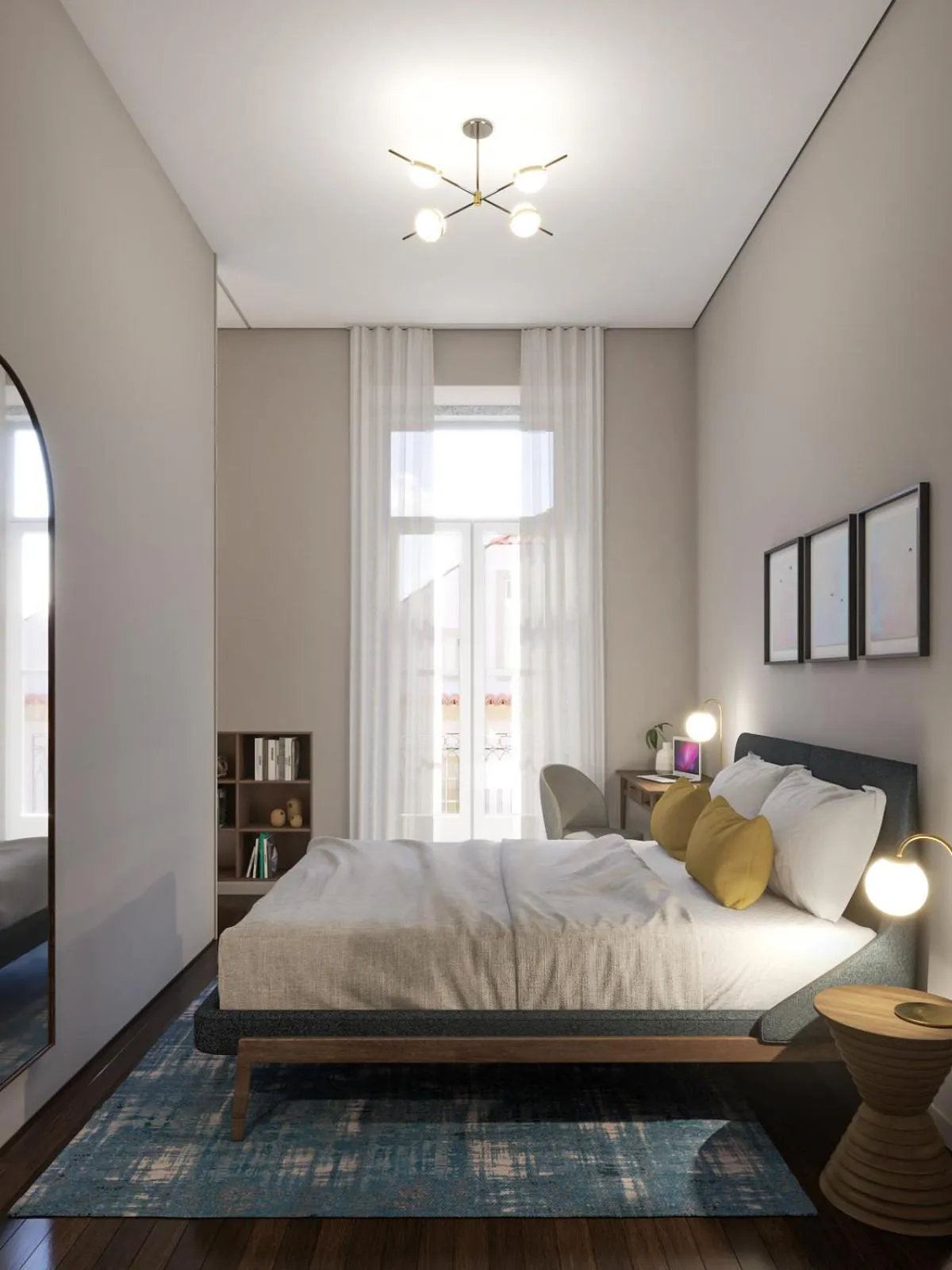 Bed in Gallery Townhouse & Home