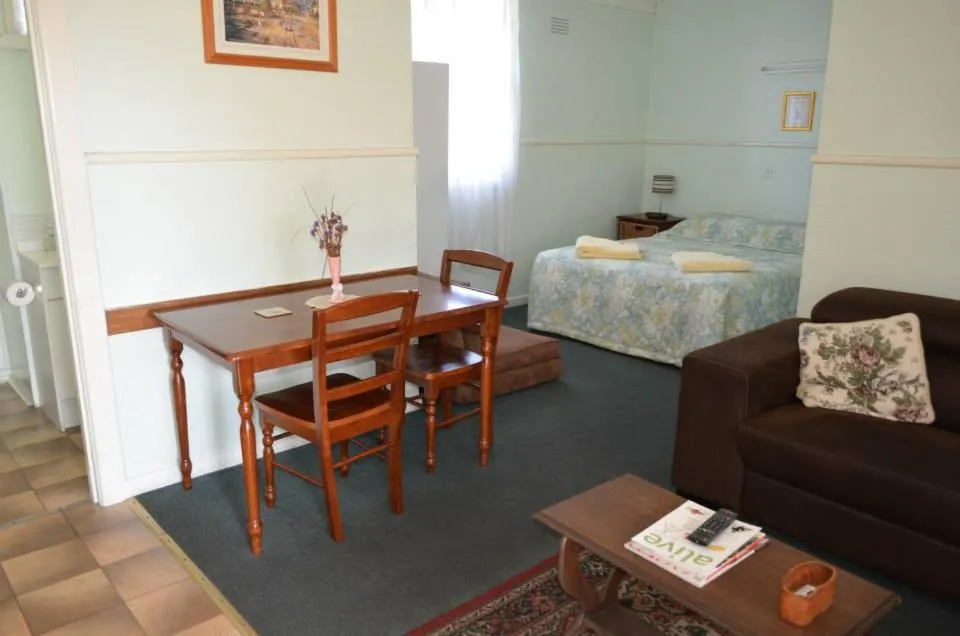 Bed in Wimmera Motel