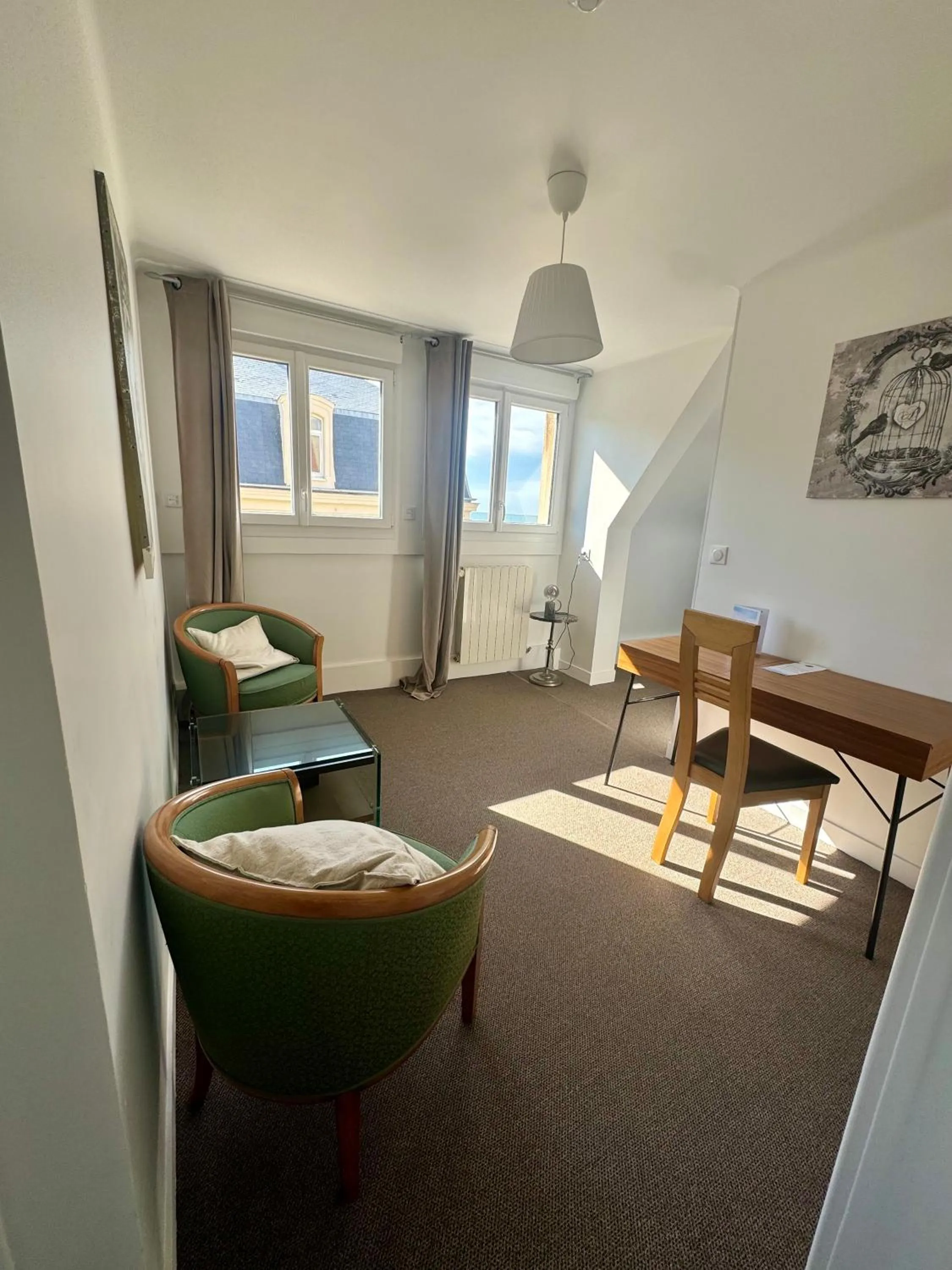 Seating area in Le Clos Normand