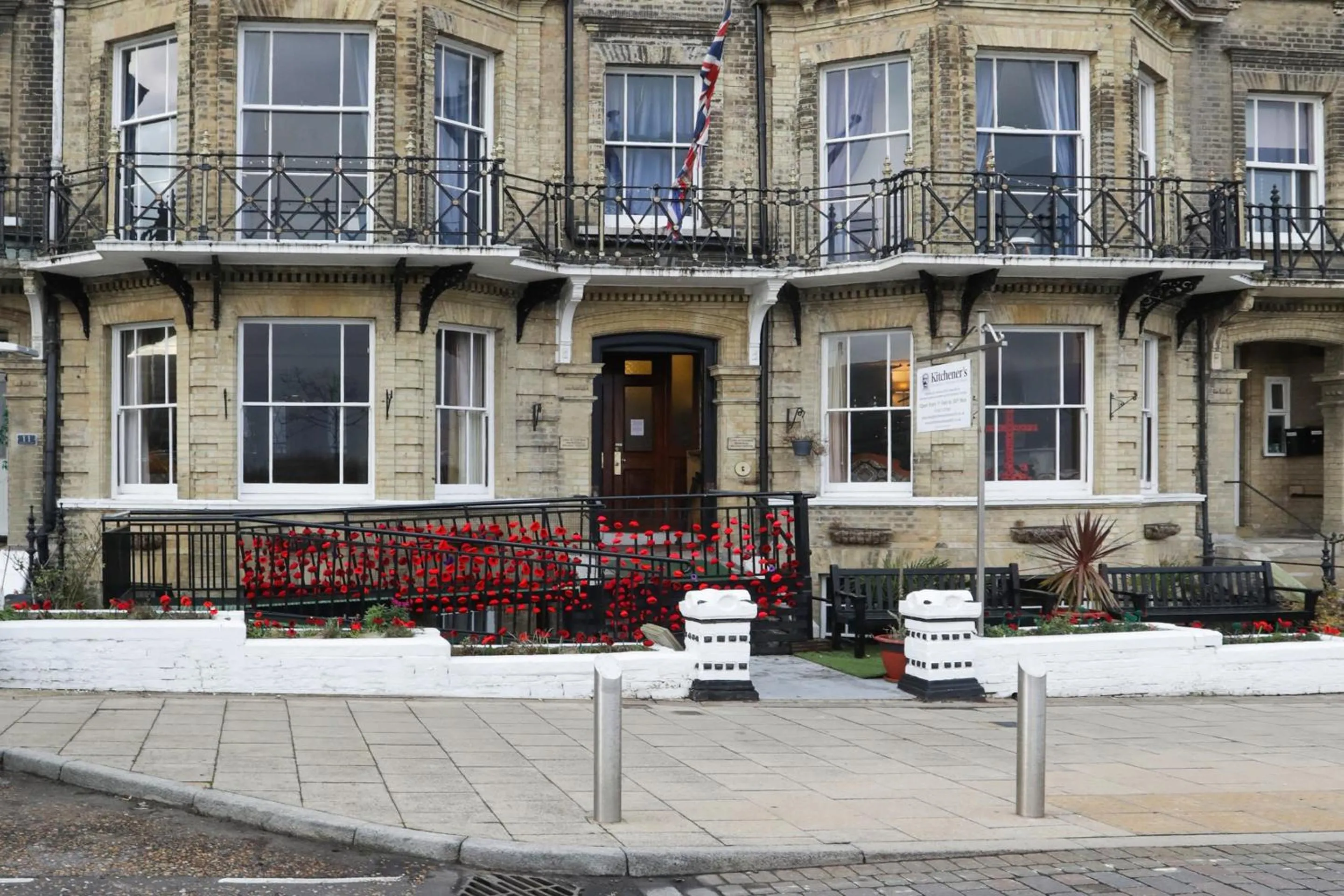 Facade/entrance in Lord Kitcheners Guest House