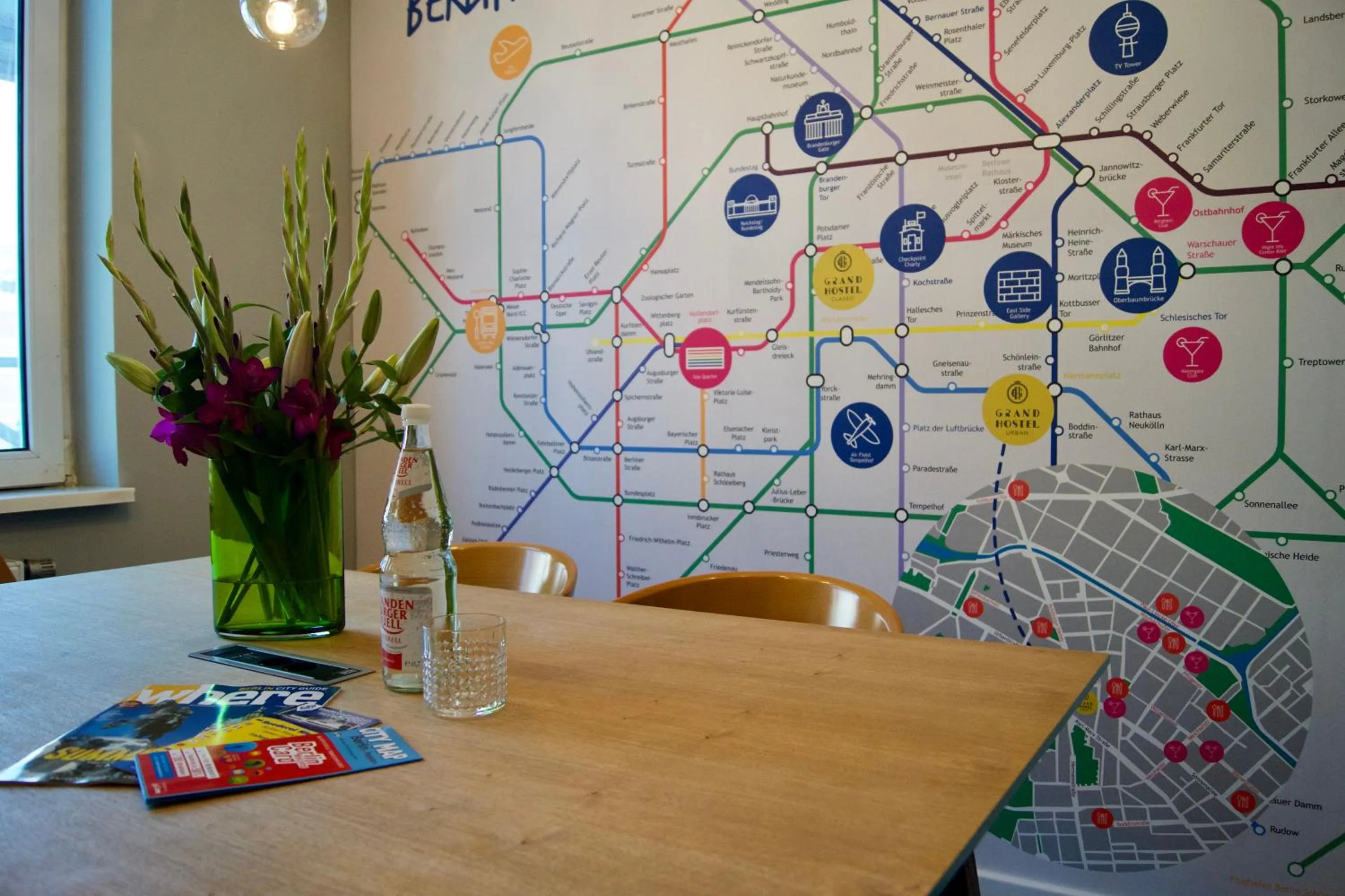 Seating area in Grand Hostel Berlin Urban