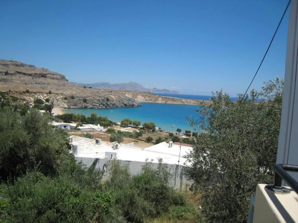 View (from property/room) in Eleftheria Lindian Studios II