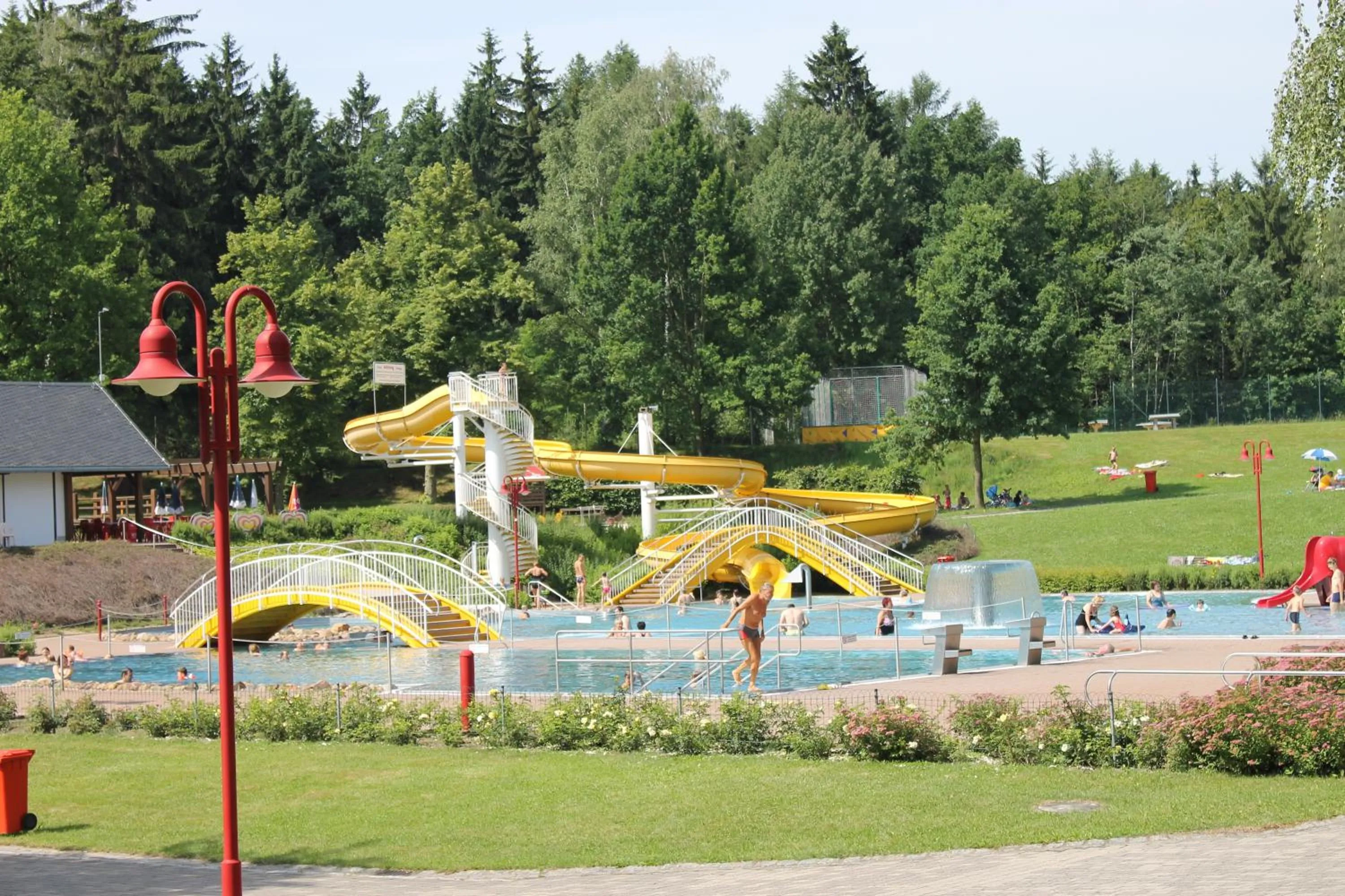 Aqua park in Hotel BB Bahnhof Bertsdorf