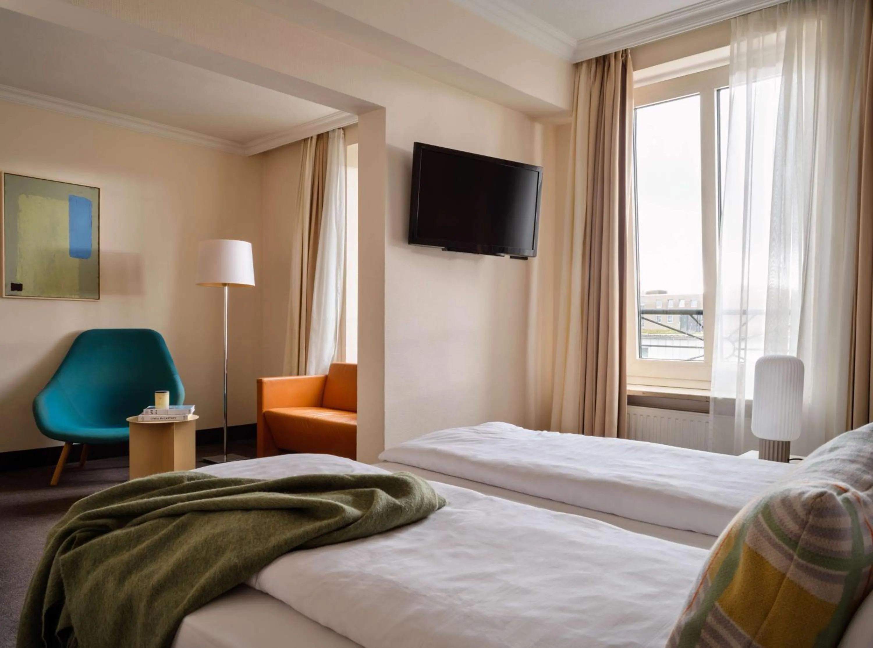 TV and multimedia, Bed in Flemings Hotel München-Schwabing