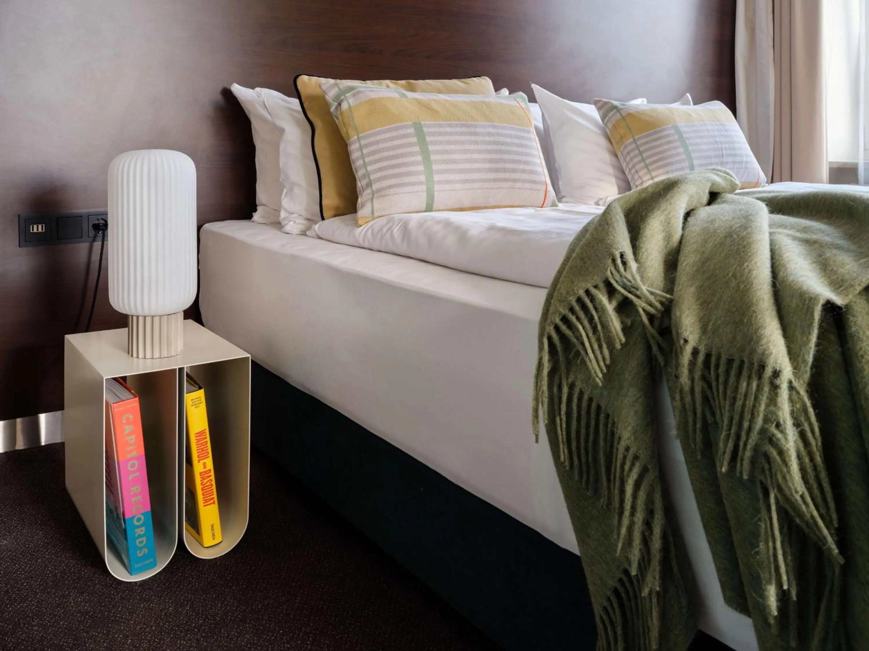 Decorative detail, Bed in Flemings Hotel München-Schwabing