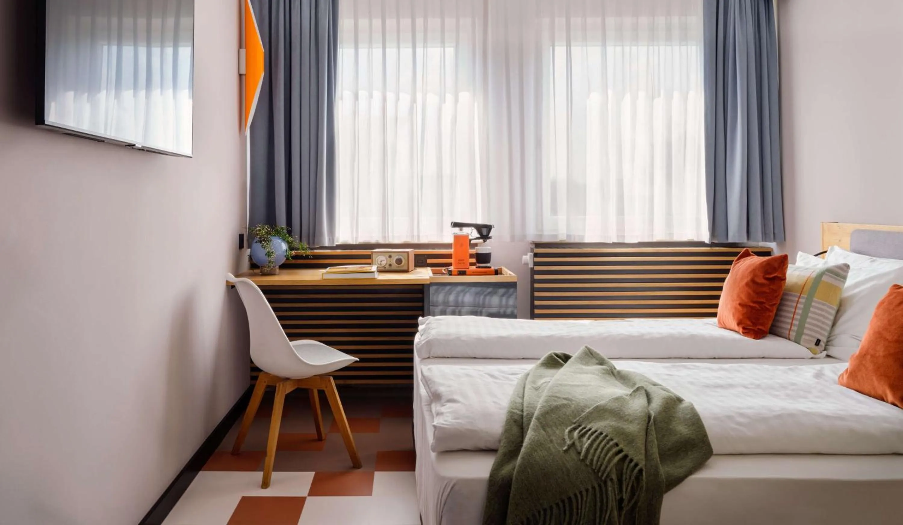 Bedroom, Bed in Flemings Hotel München-Schwabing