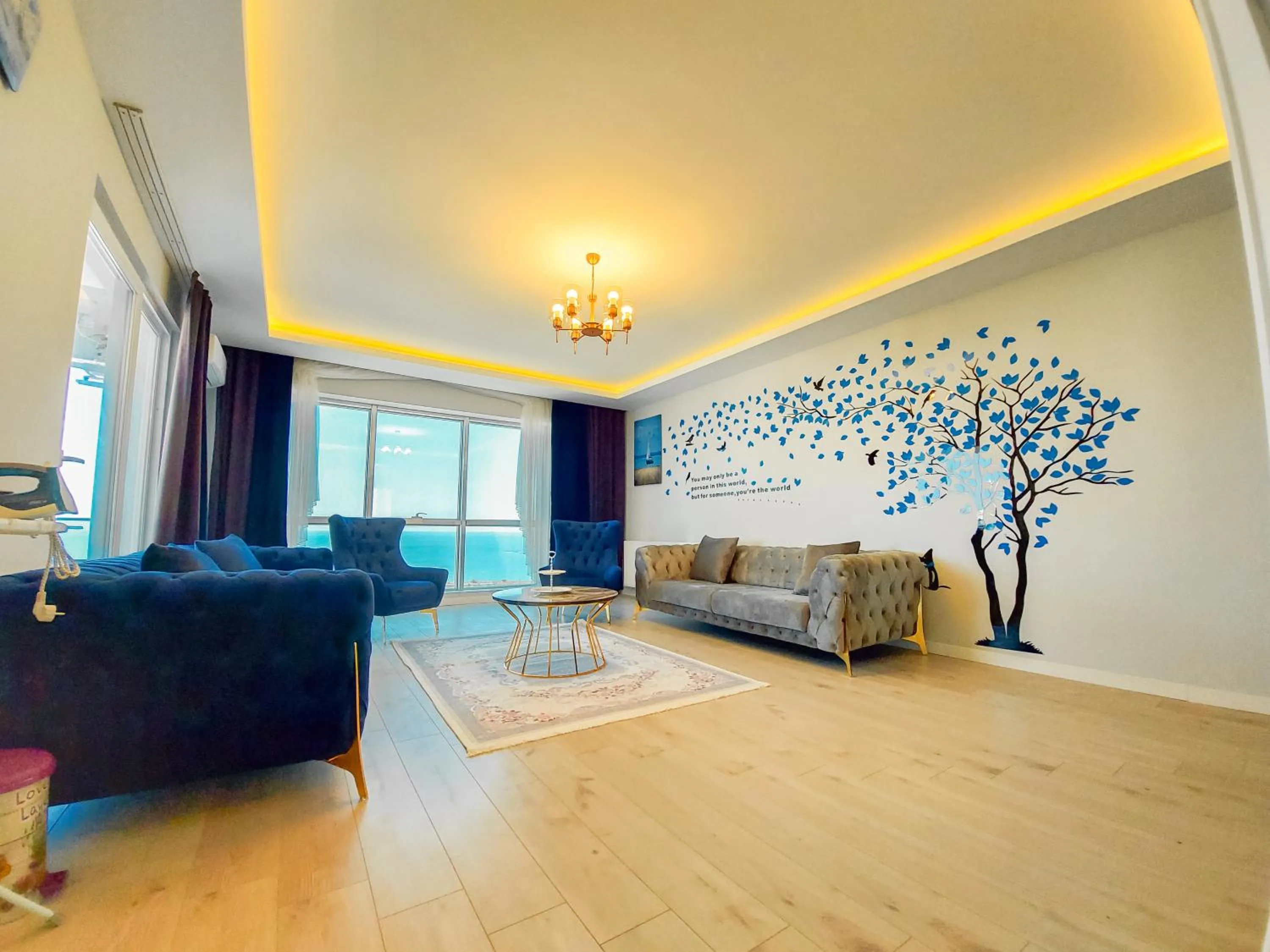 Living room in ELEGANT BLUE SUİTES