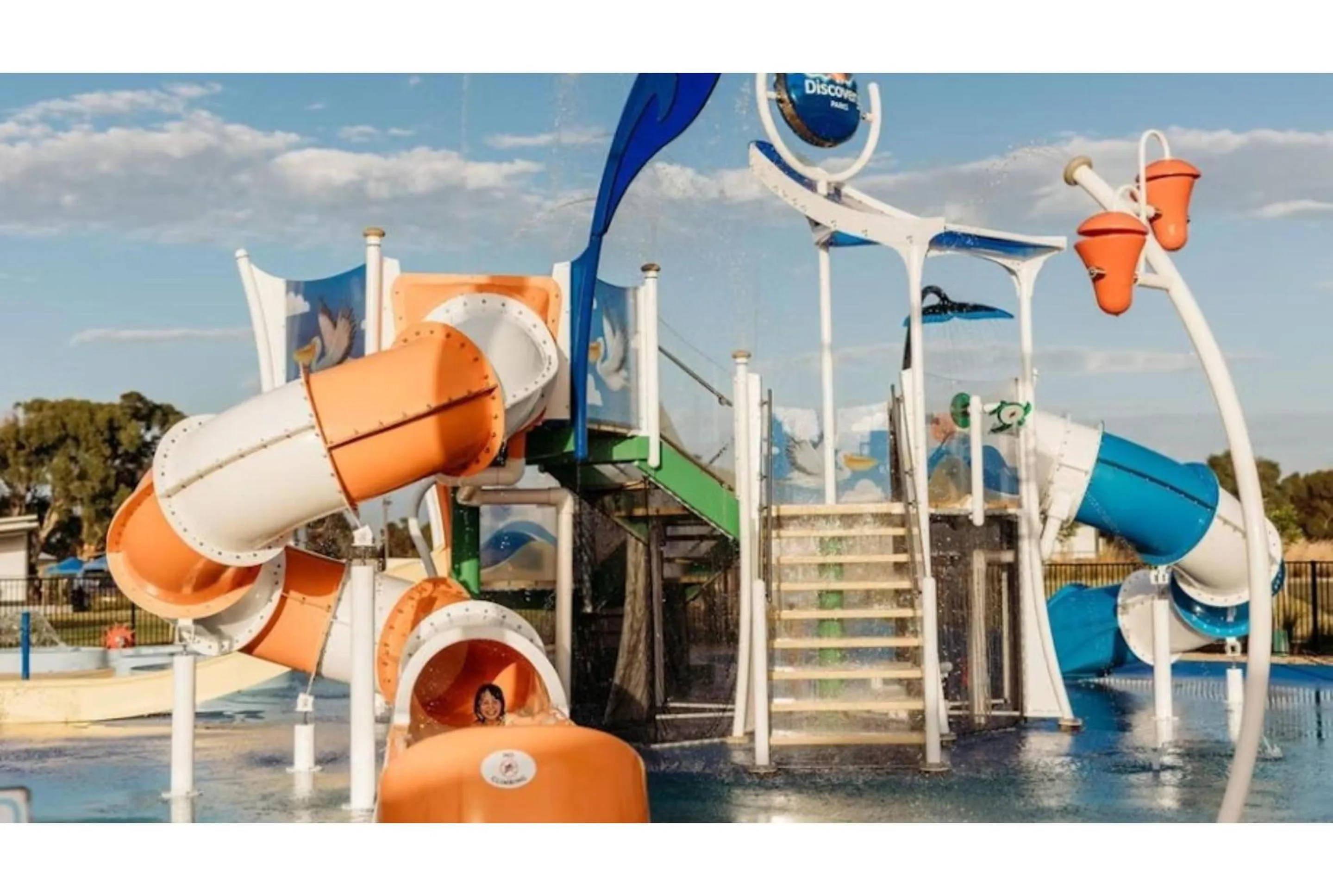 Aqua park in Discovery Parks - Goolwa