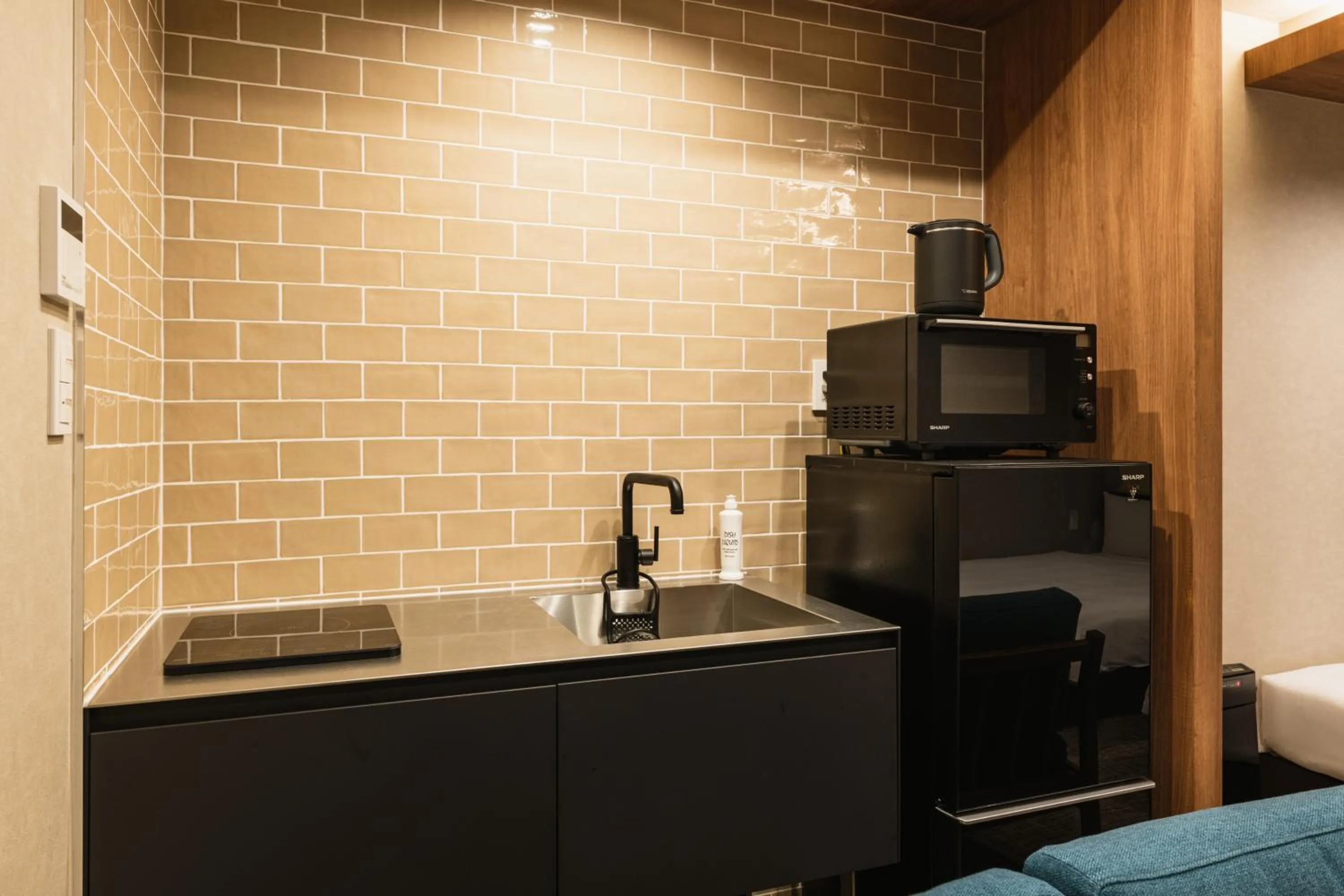 Kitchen or kitchenette in GRAND BASE Shianbashi