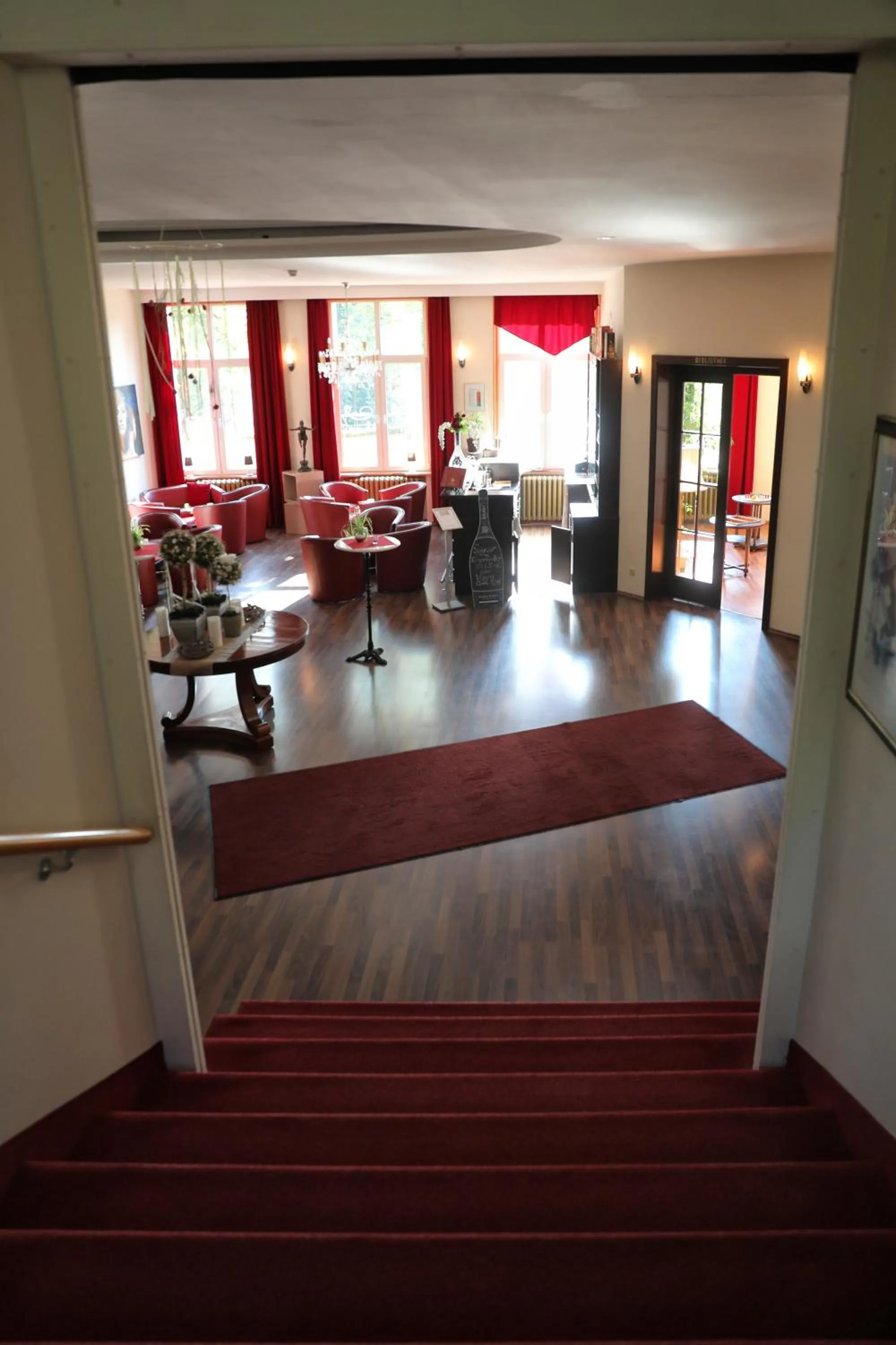 Communal lounge/ TV room in Kulturhotel Kaiserhof