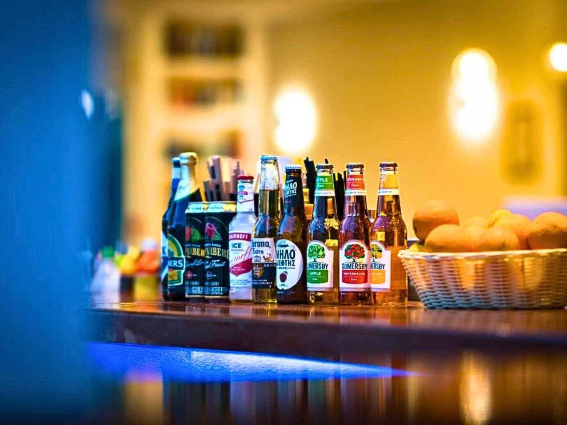 Lounge or bar in Manousis ApartHotel