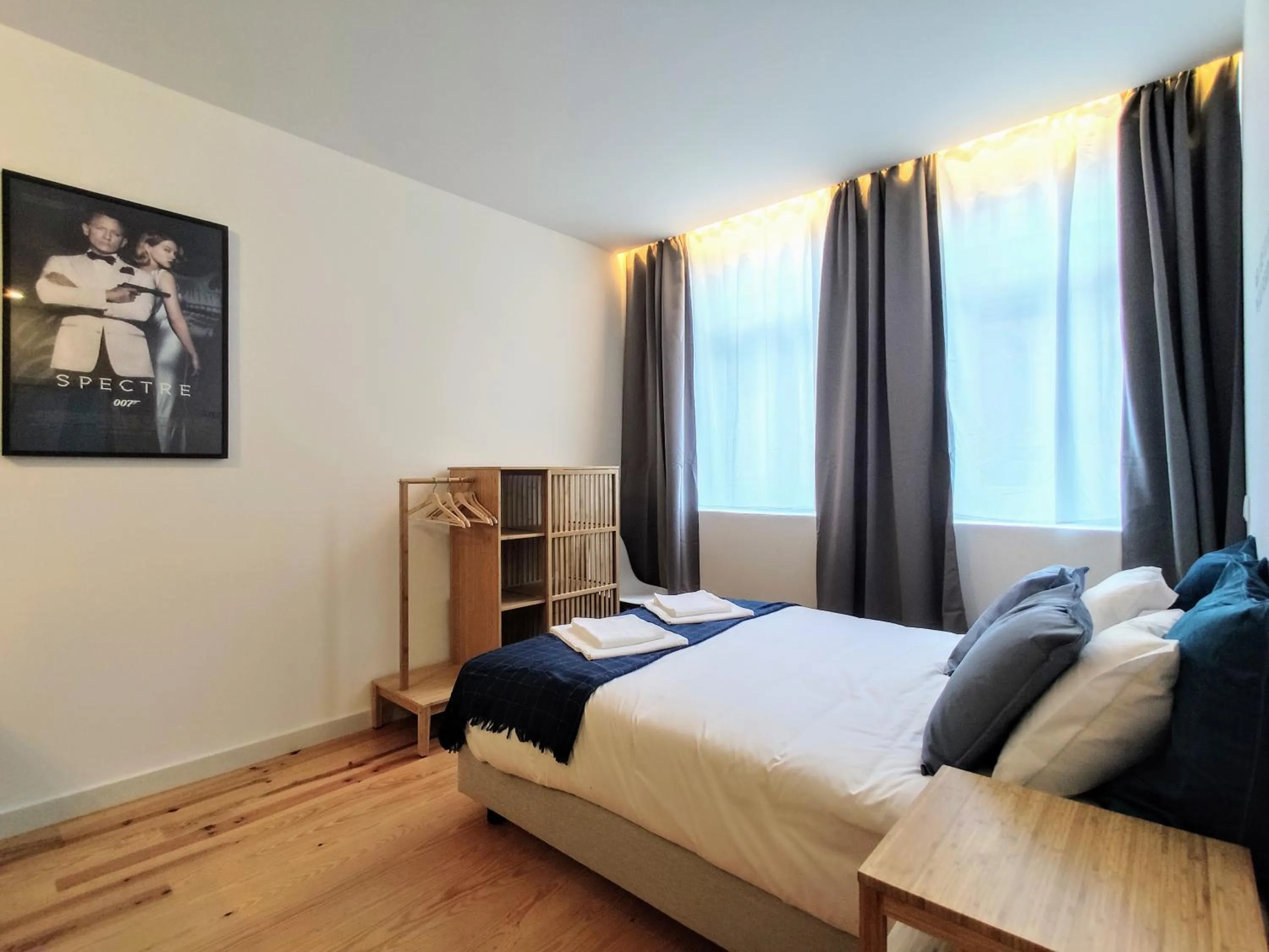 Bedroom in Bombarda Cinema Apartments