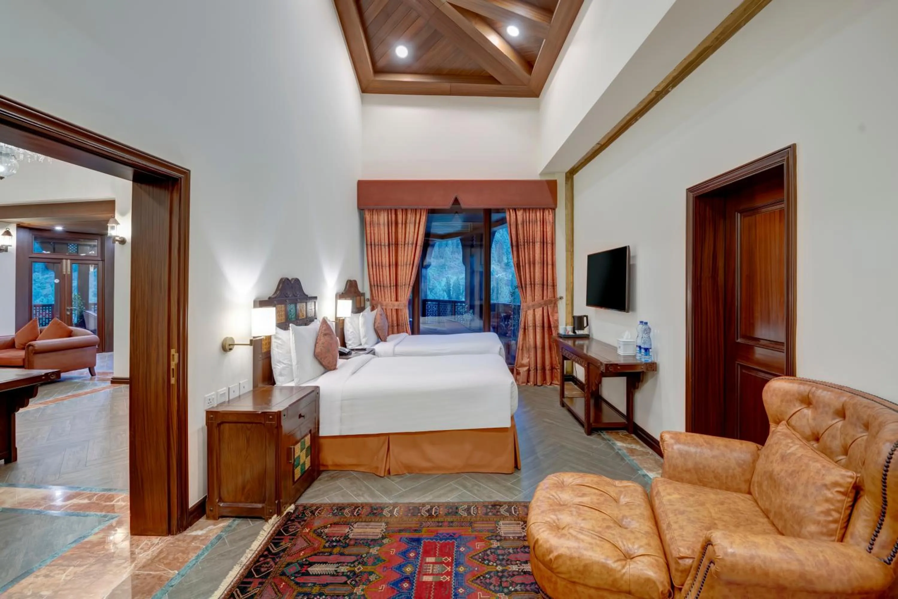 Bedroom, Bed in Pearl Continental Hotel Malam Jabba