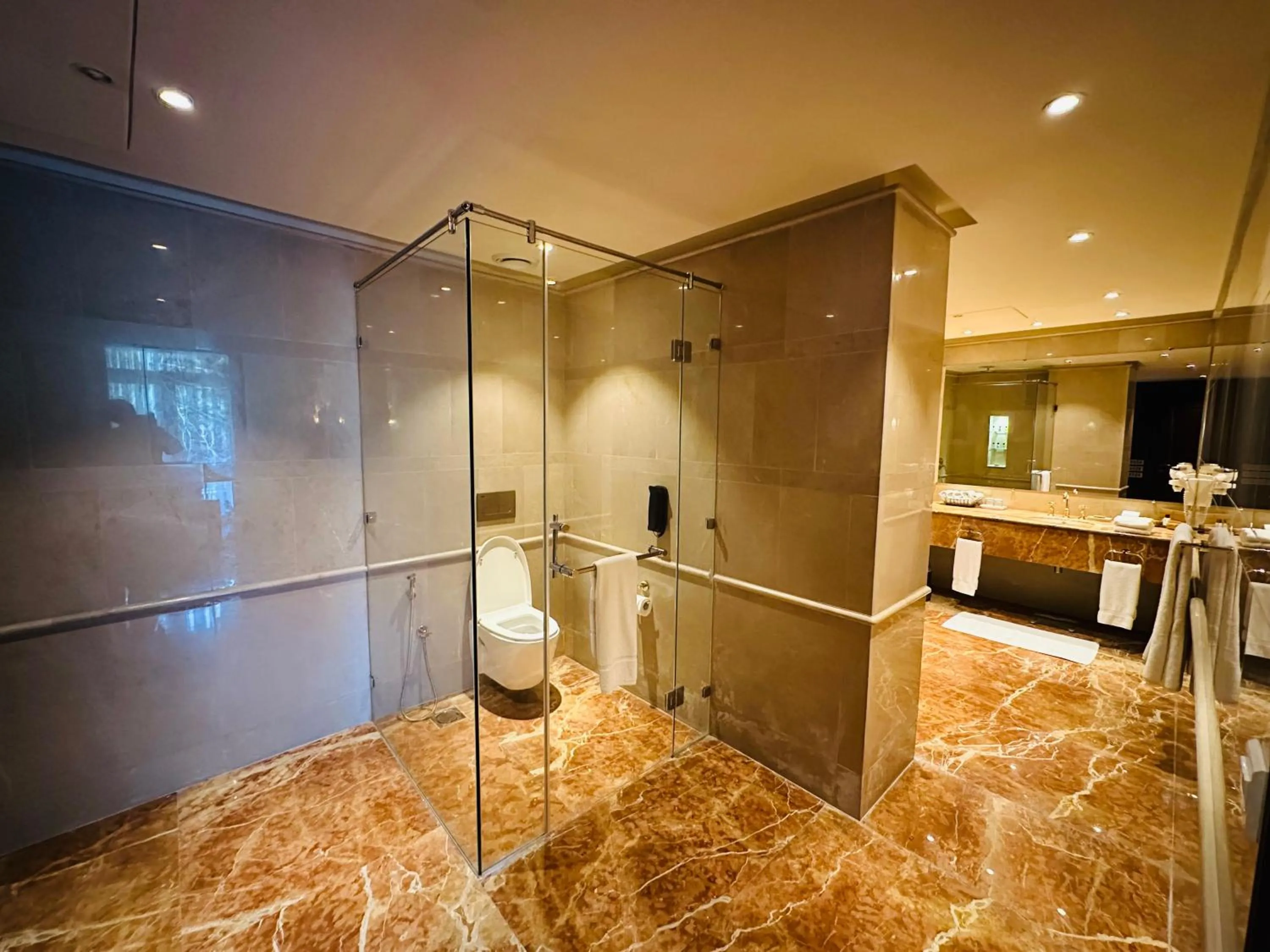 Bathroom in Pearl Continental Hotel Malam Jabba