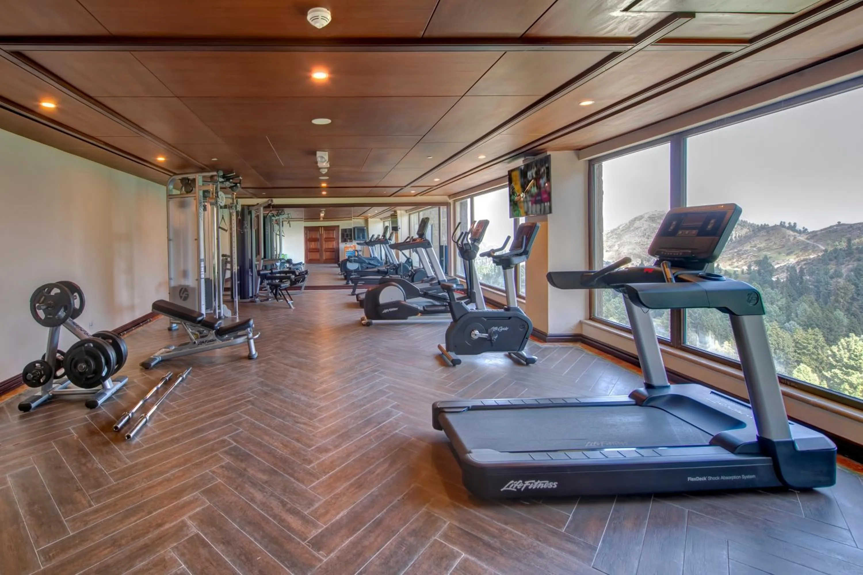 Fitness centre/facilities in Pearl Continental Hotel Malam Jabba