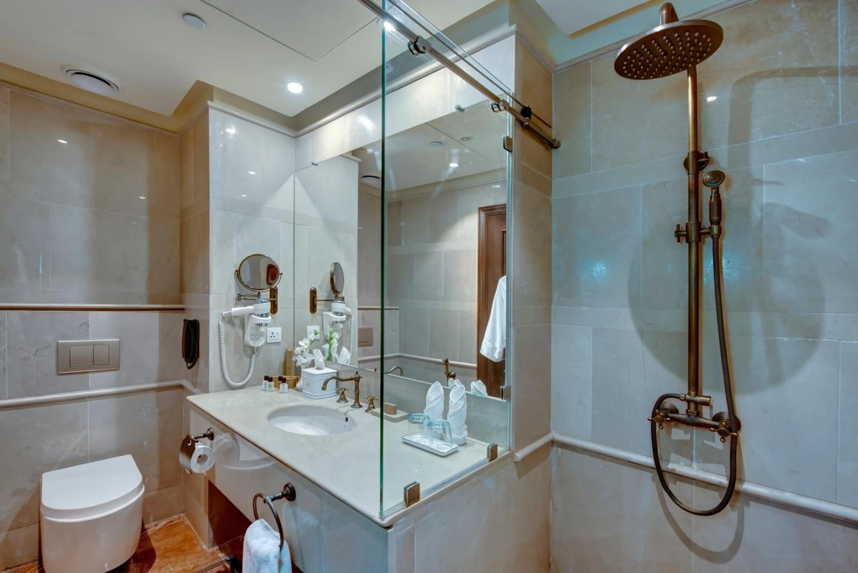 Bathroom in Pearl Continental Hotel Malam Jabba