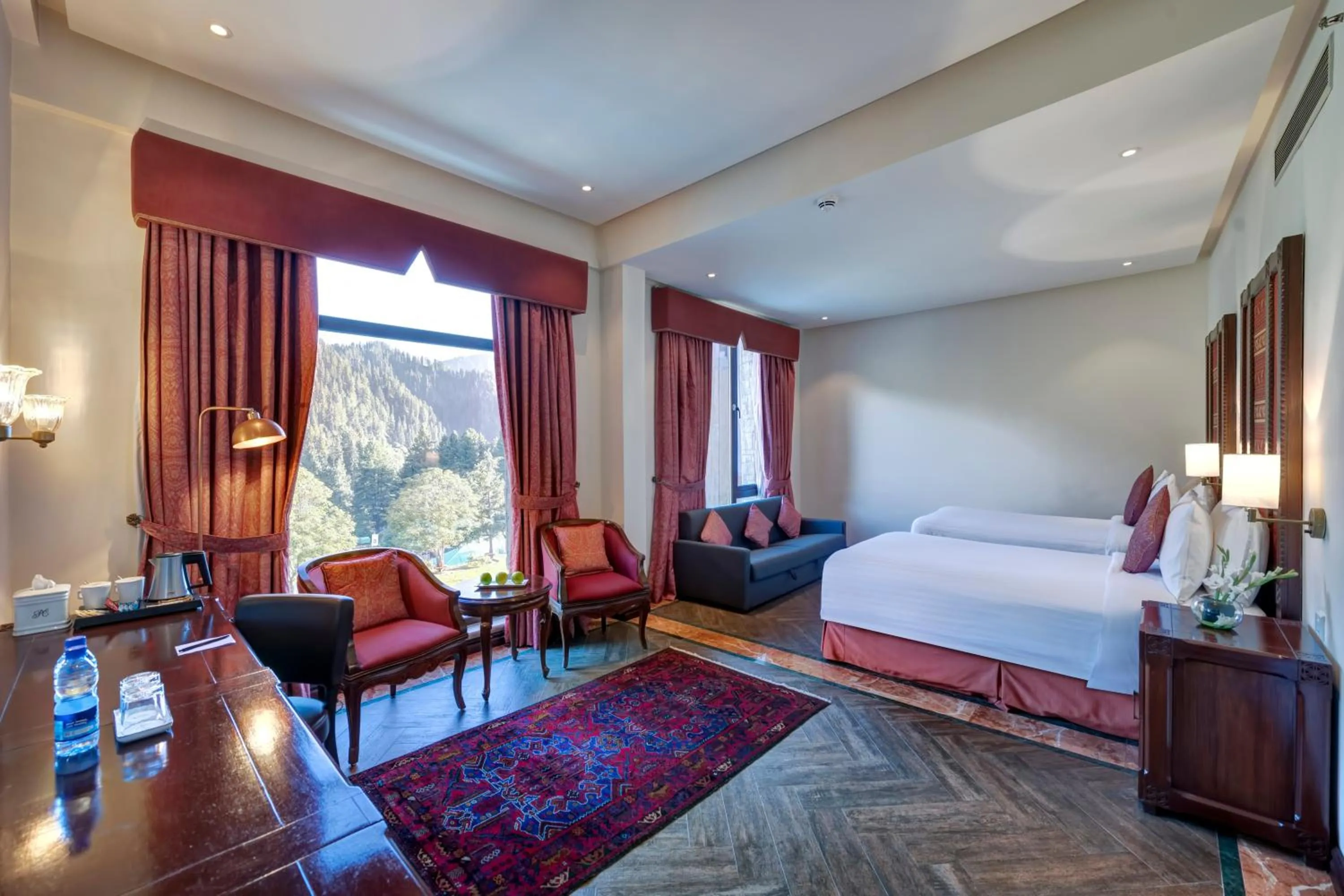 Photo of the whole room, Bed in Pearl Continental Hotel Malam Jabba