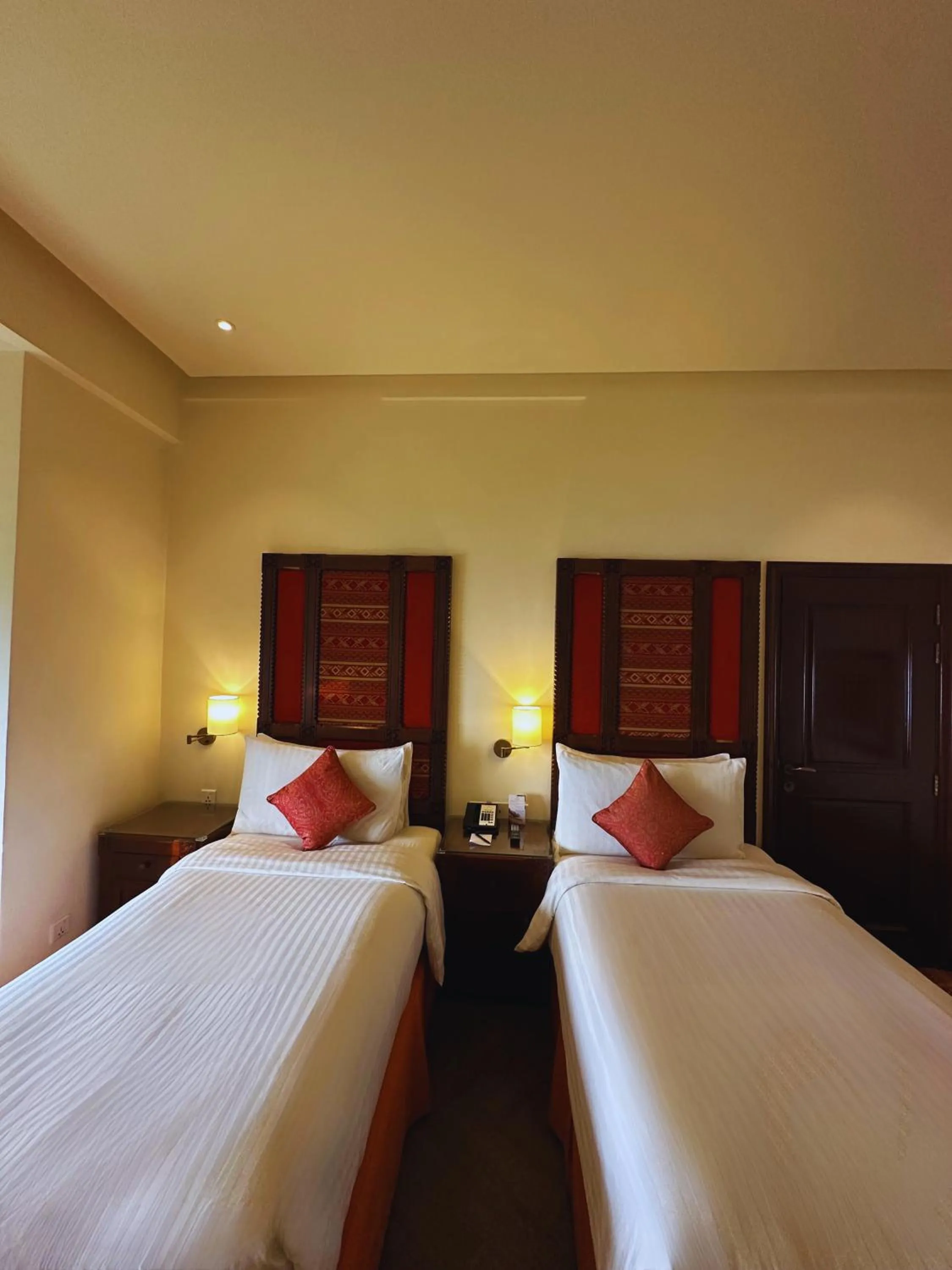 Bed in Pearl Continental Hotel Malam Jabba