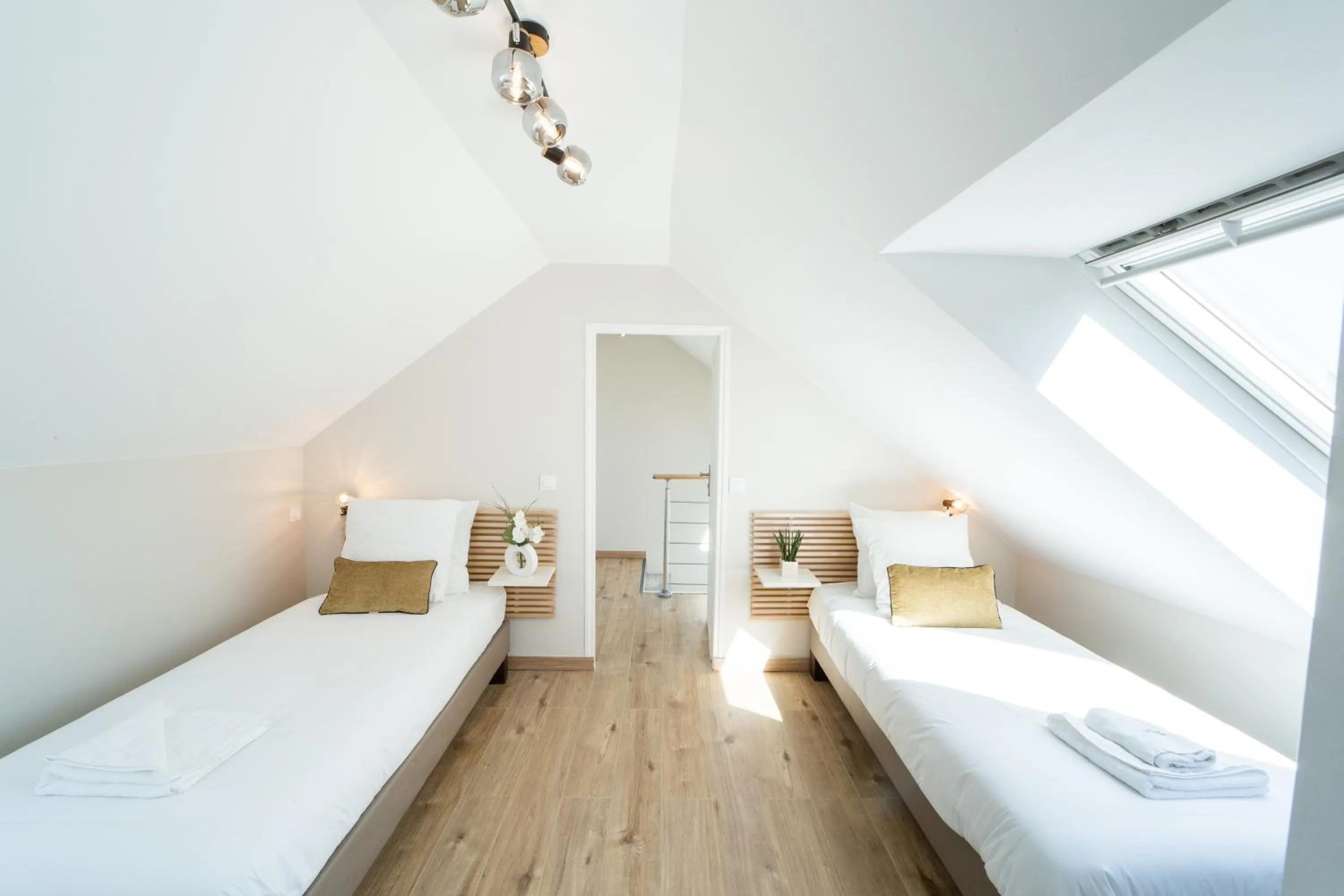 Bedroom, Bed in Les Etangs de la Bassée