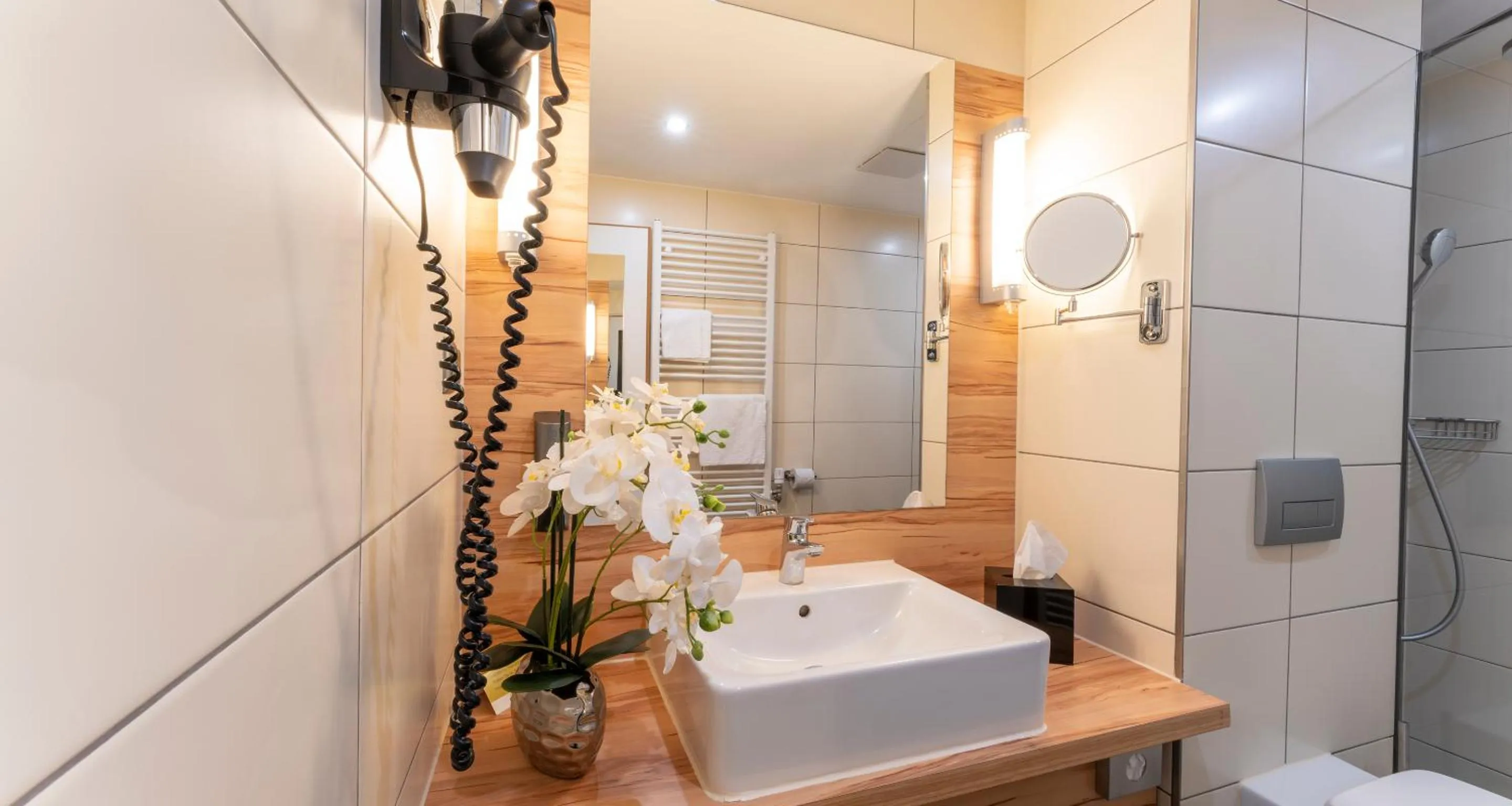 Bathroom in PLAZA Premium Columbus Bremen