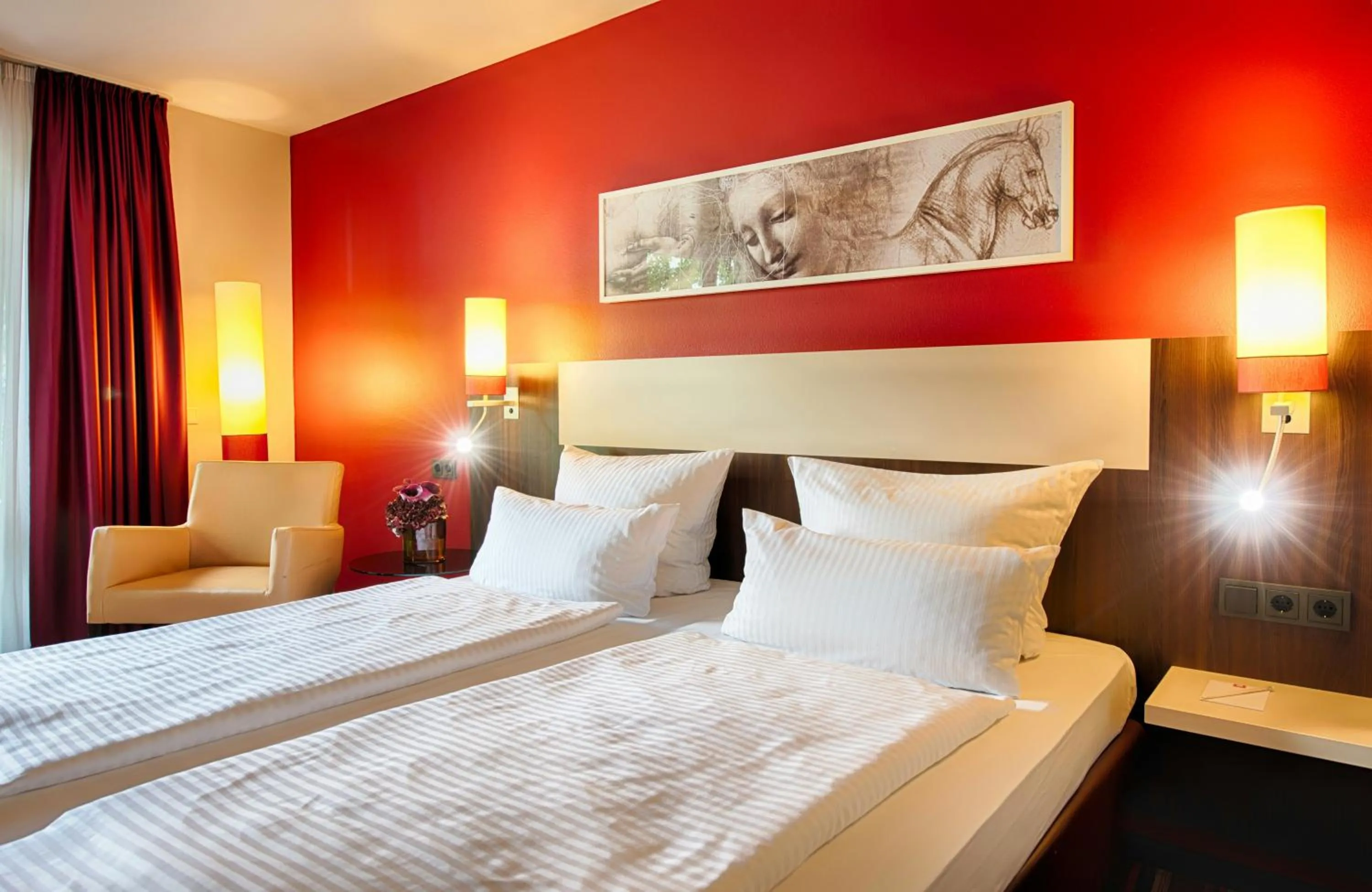 Bedroom, Bed in Leonardo Hotel München City West