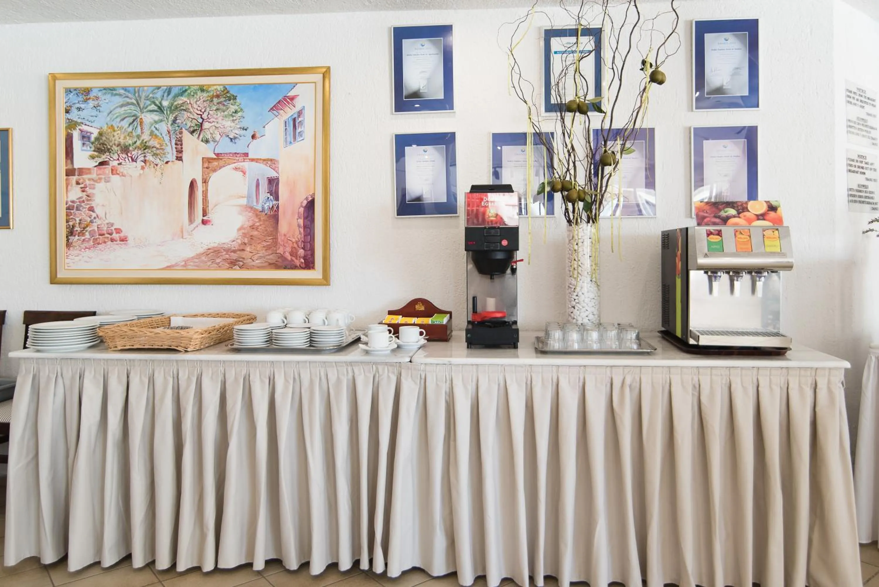 Buffet breakfast in Dedalos Hotel