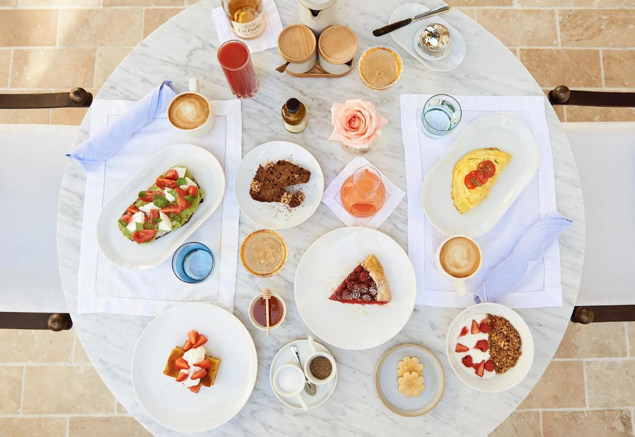 American breakfast in Cara Hotel