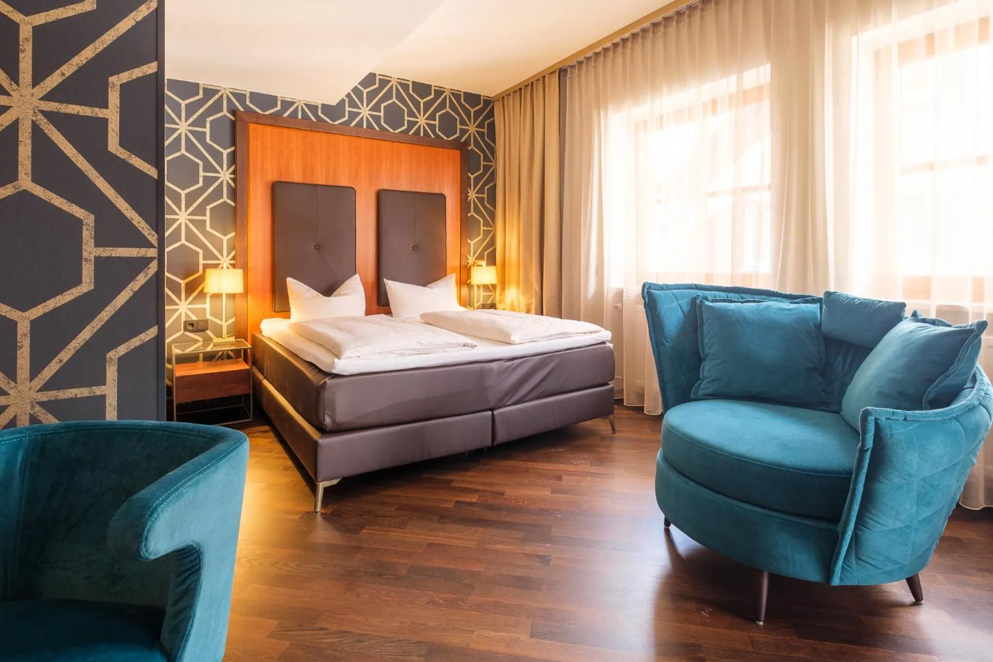 Living room, Bed in Hotel Mohren