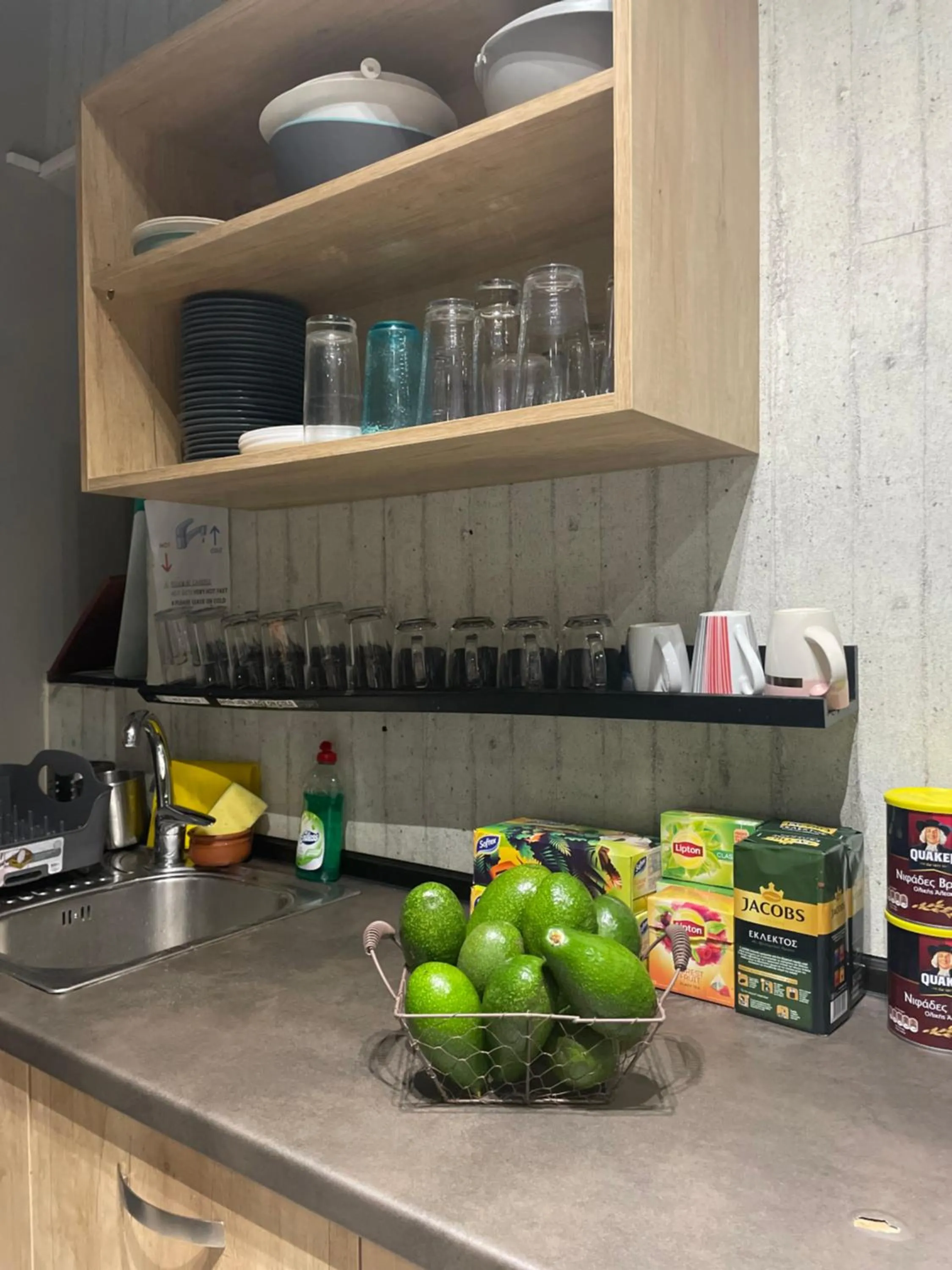 Kitchen or kitchenette in Iconic Athens Hostel