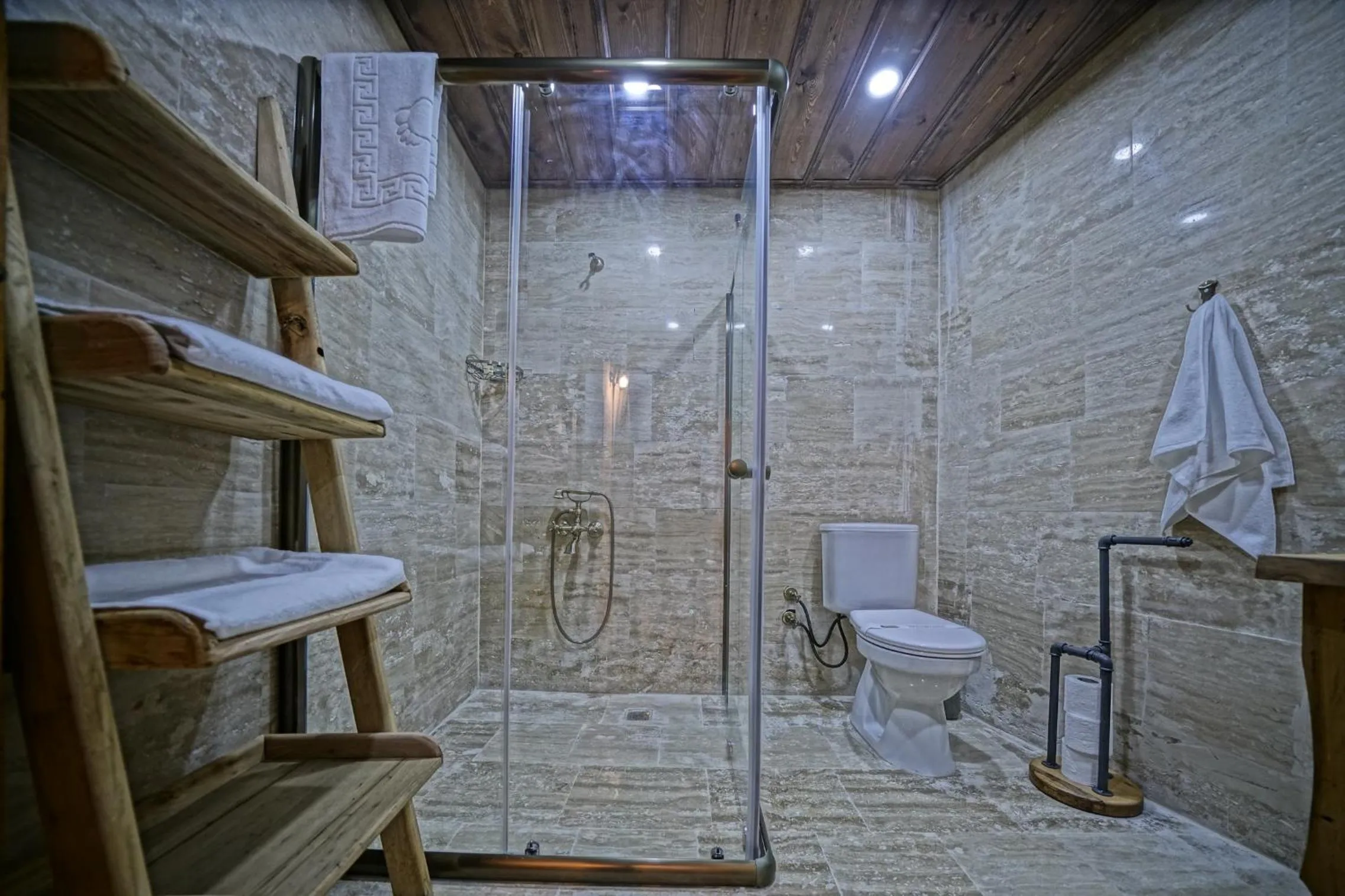 Bathroom in Vigneron Cave Hotel