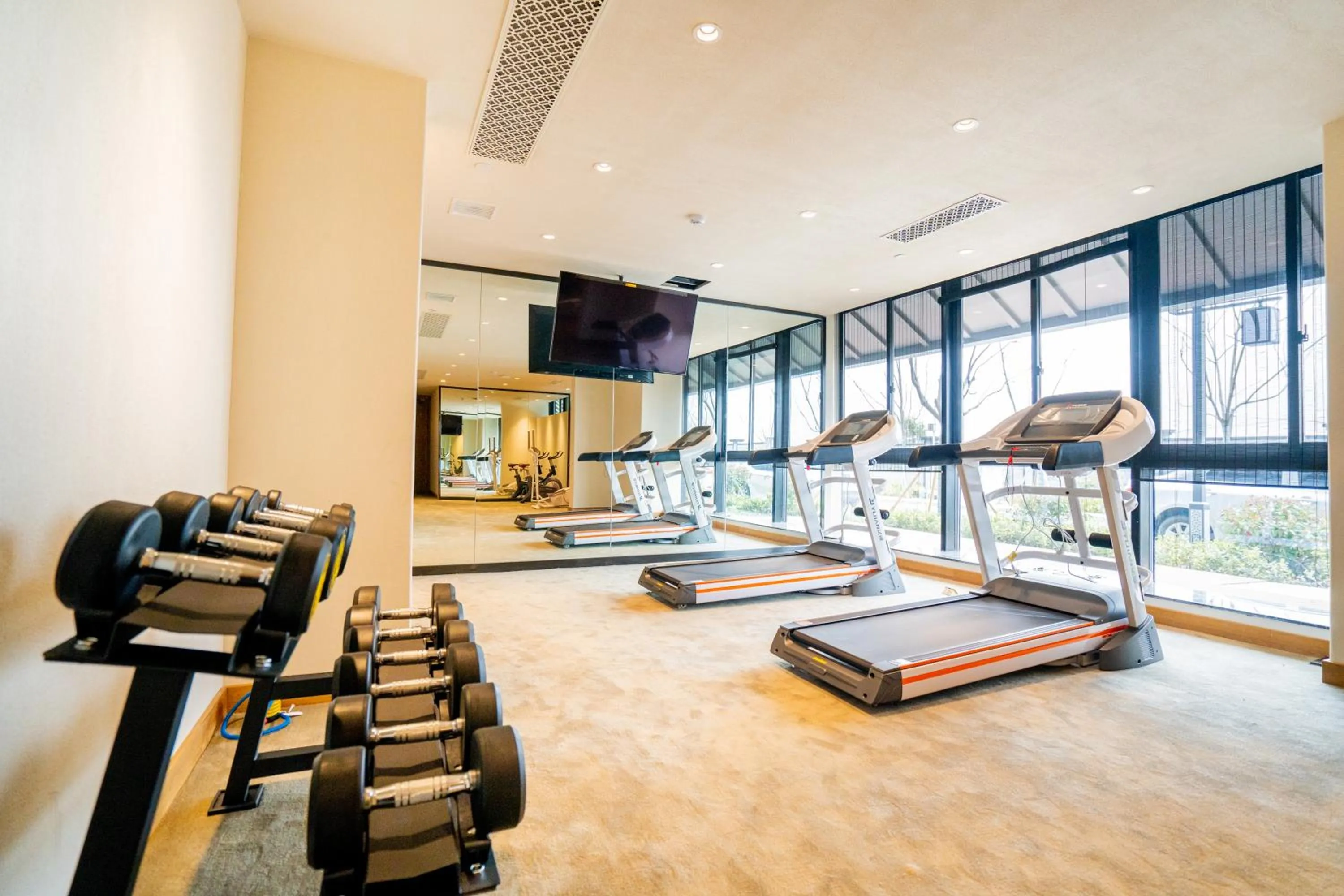 Fitness centre/facilities in Jinling Onejoy Hotel