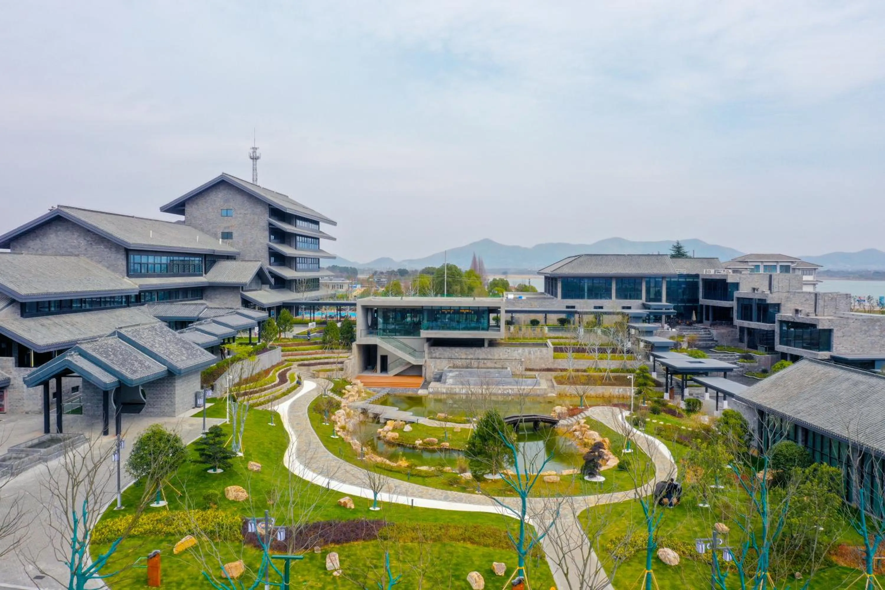 Garden view in Platinum Shengyuan Hotel