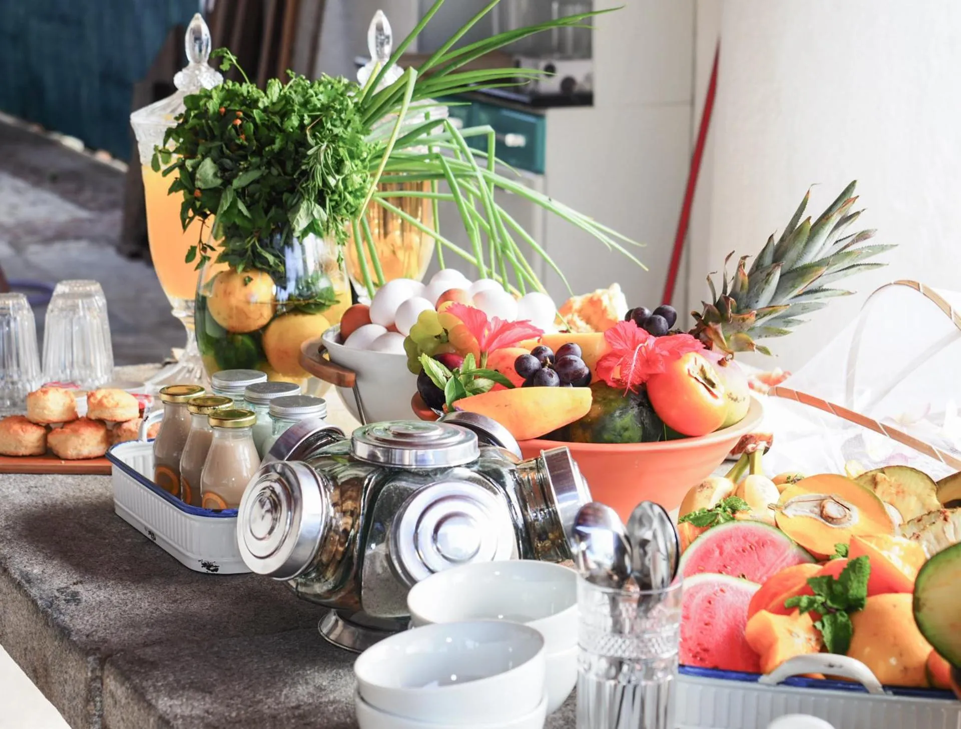 Food and drinks in Kite Soul Pousada