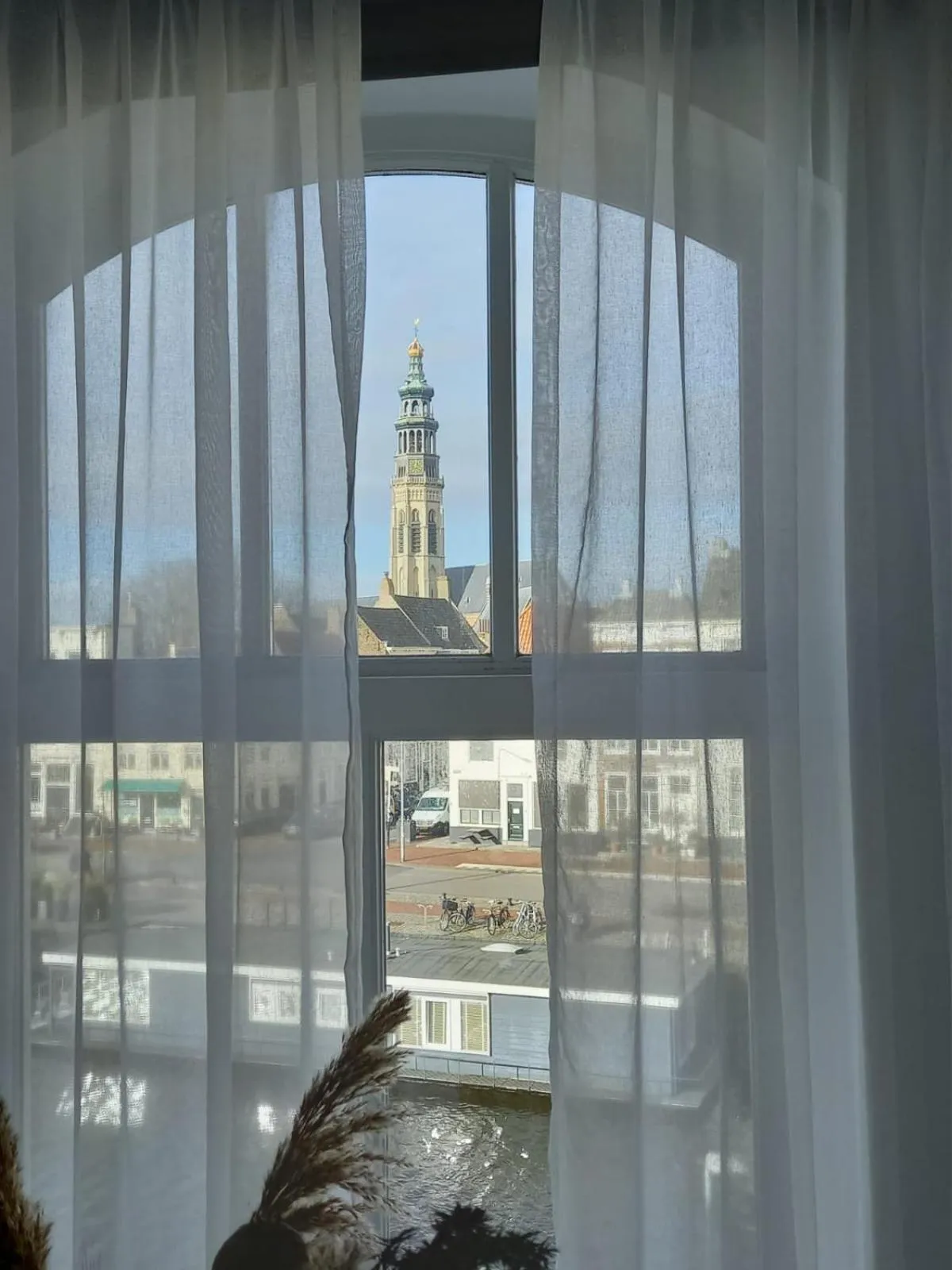 Landmark view in B&B Van Amsterdam