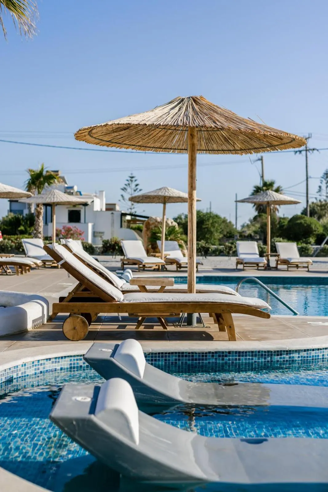 Swimming pool in Naxos Finest Hotel & Villas