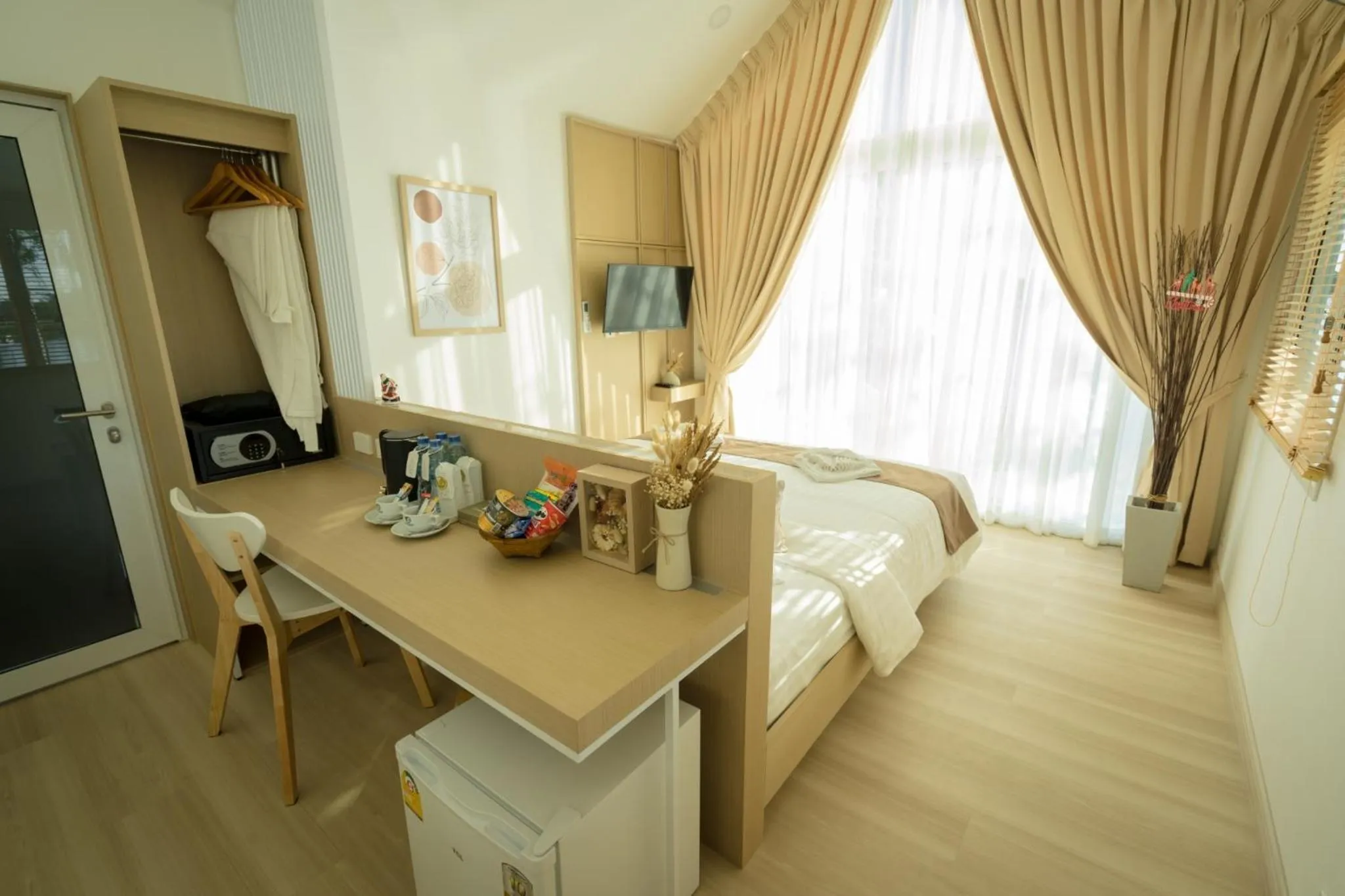 Bed in Saksiam Lakeside Resort