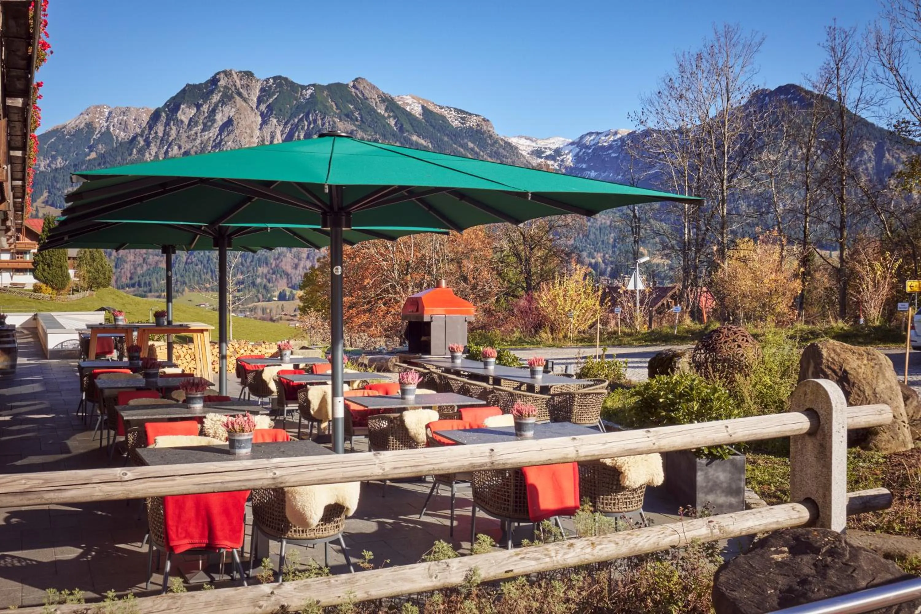 Balcony/Terrace in Hotel Oberstdorf