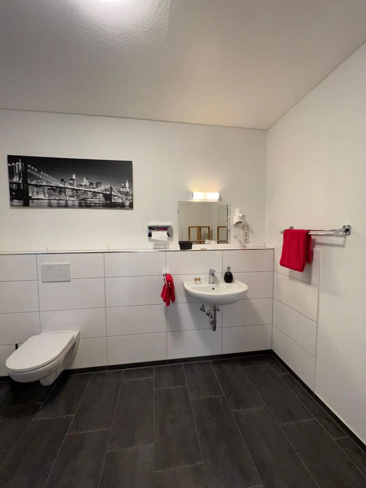 Bathroom in Hotel Columbus und Glamping