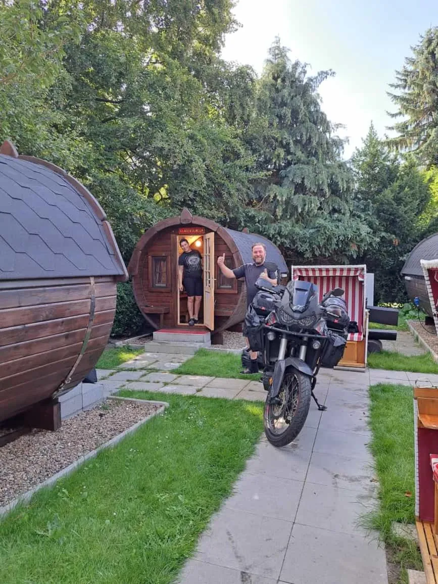 Garden view in Hotel Columbus und Glamping