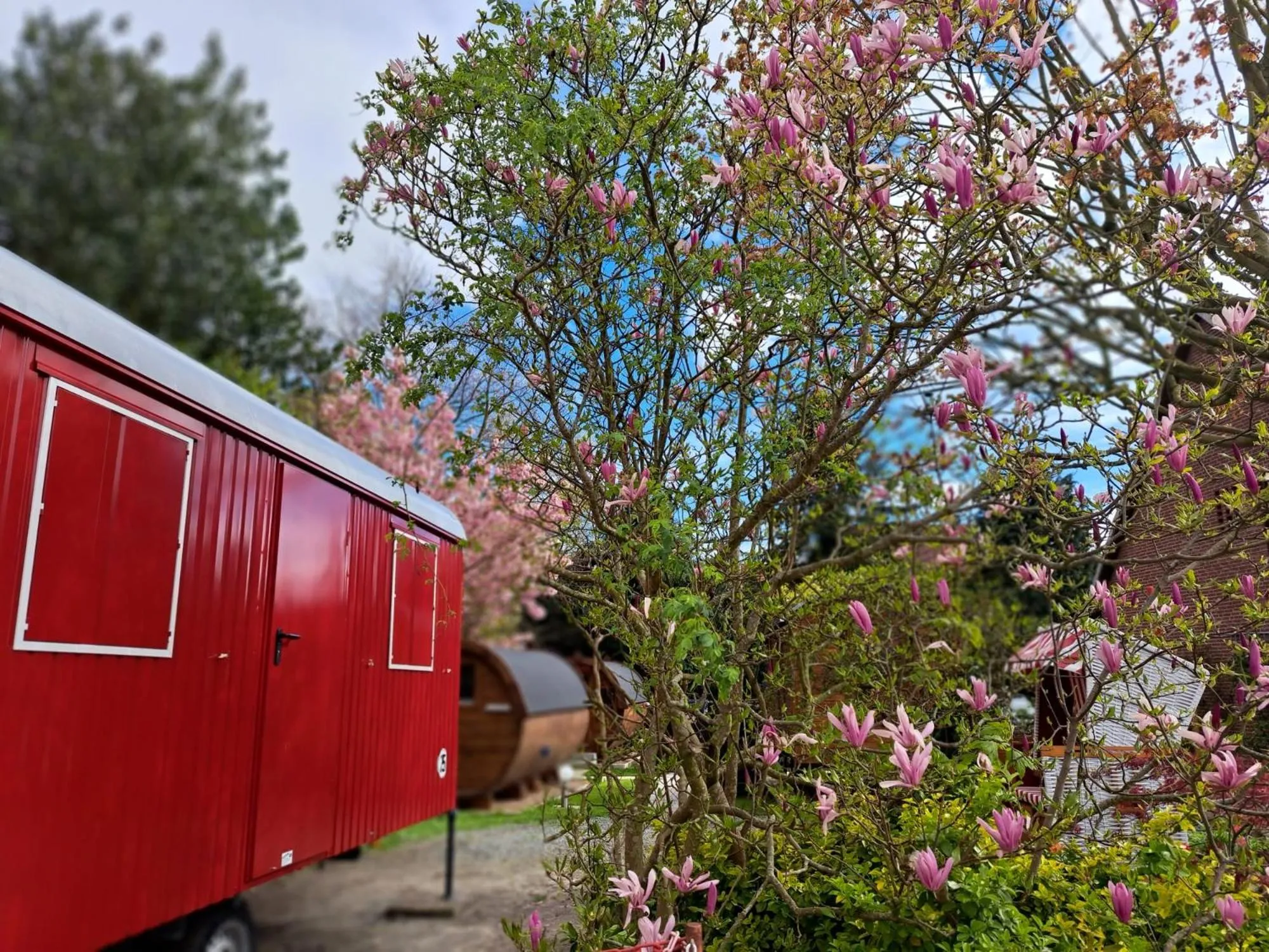 Garden view in Hotel Columbus und Glamping