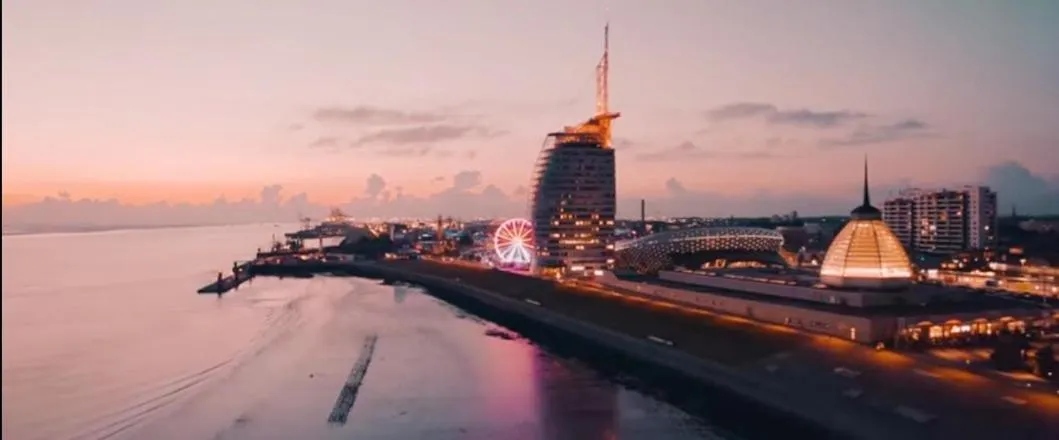 Bird's eye view in Hotel Columbus und Glamping