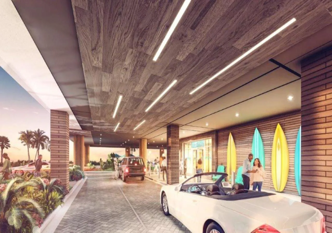 Facade/entrance in Margaritaville Jacksonville Beach