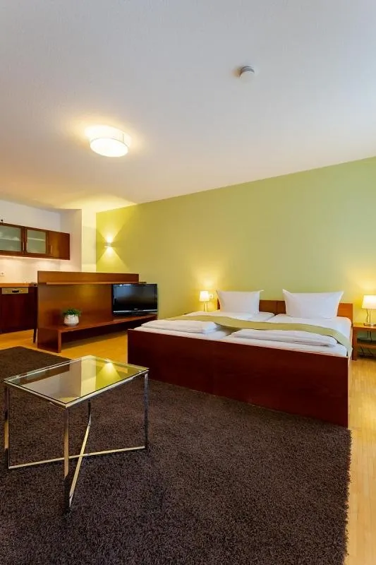 Bed in ACANTUS Hotel