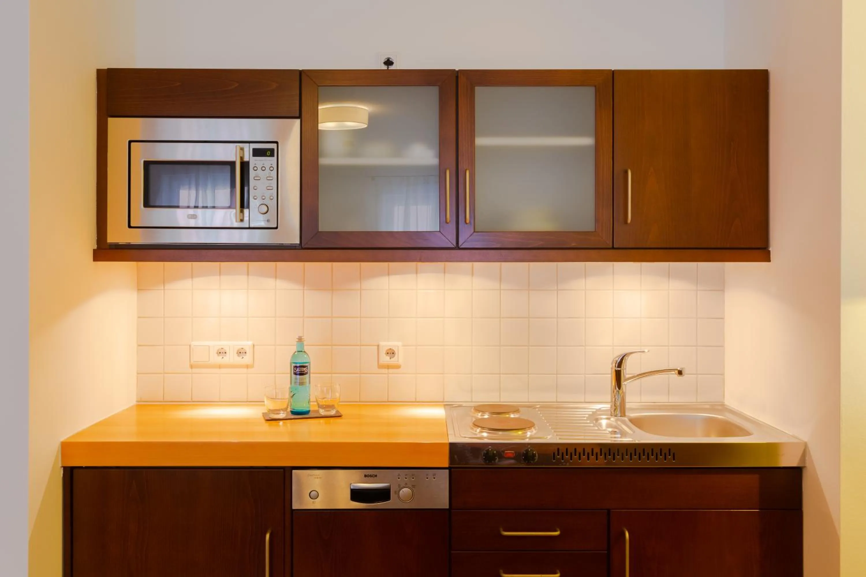 Kitchen or kitchenette in ACANTUS Hotel