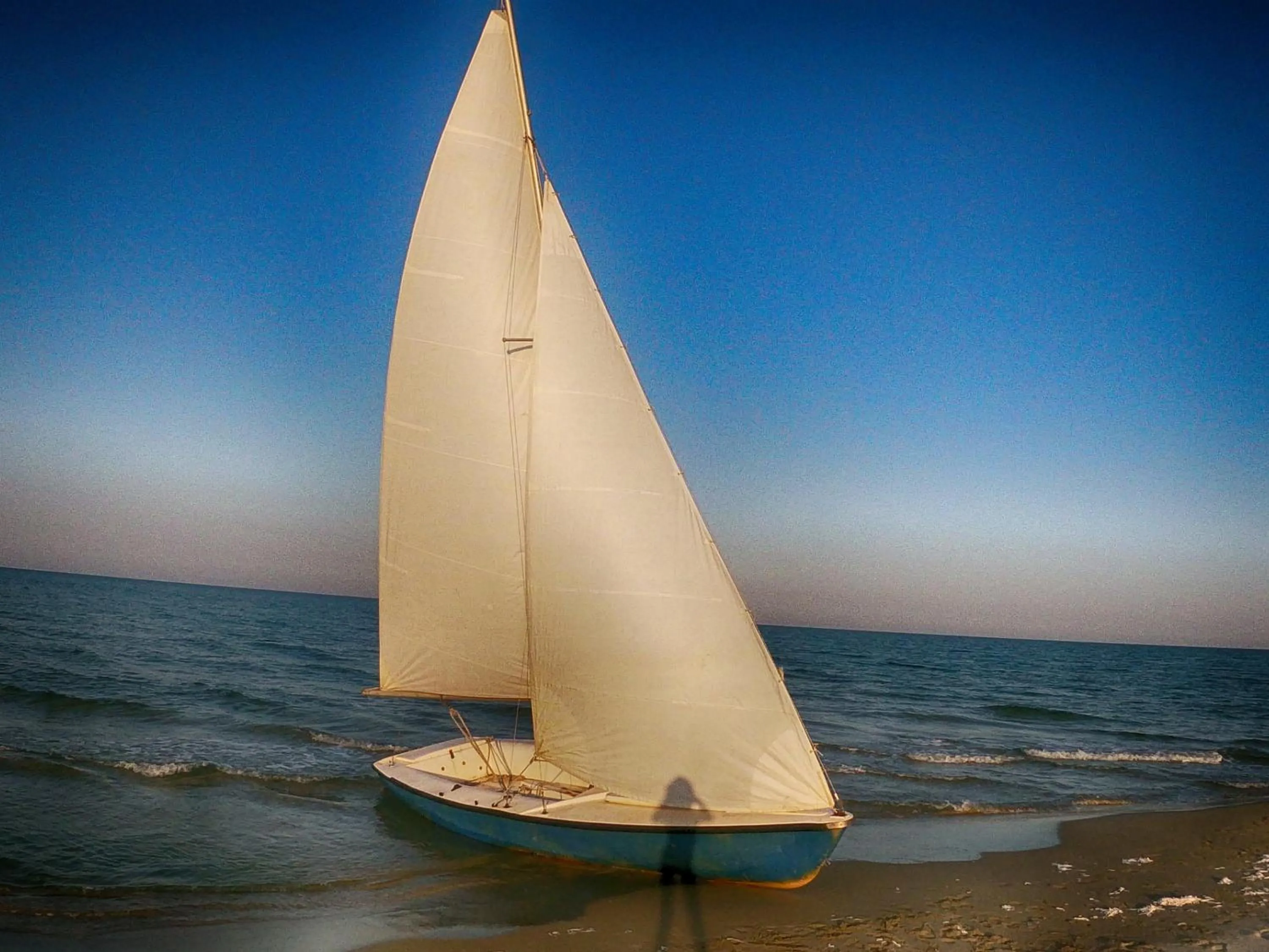 Beach in Weißer Schwan Белият лебед