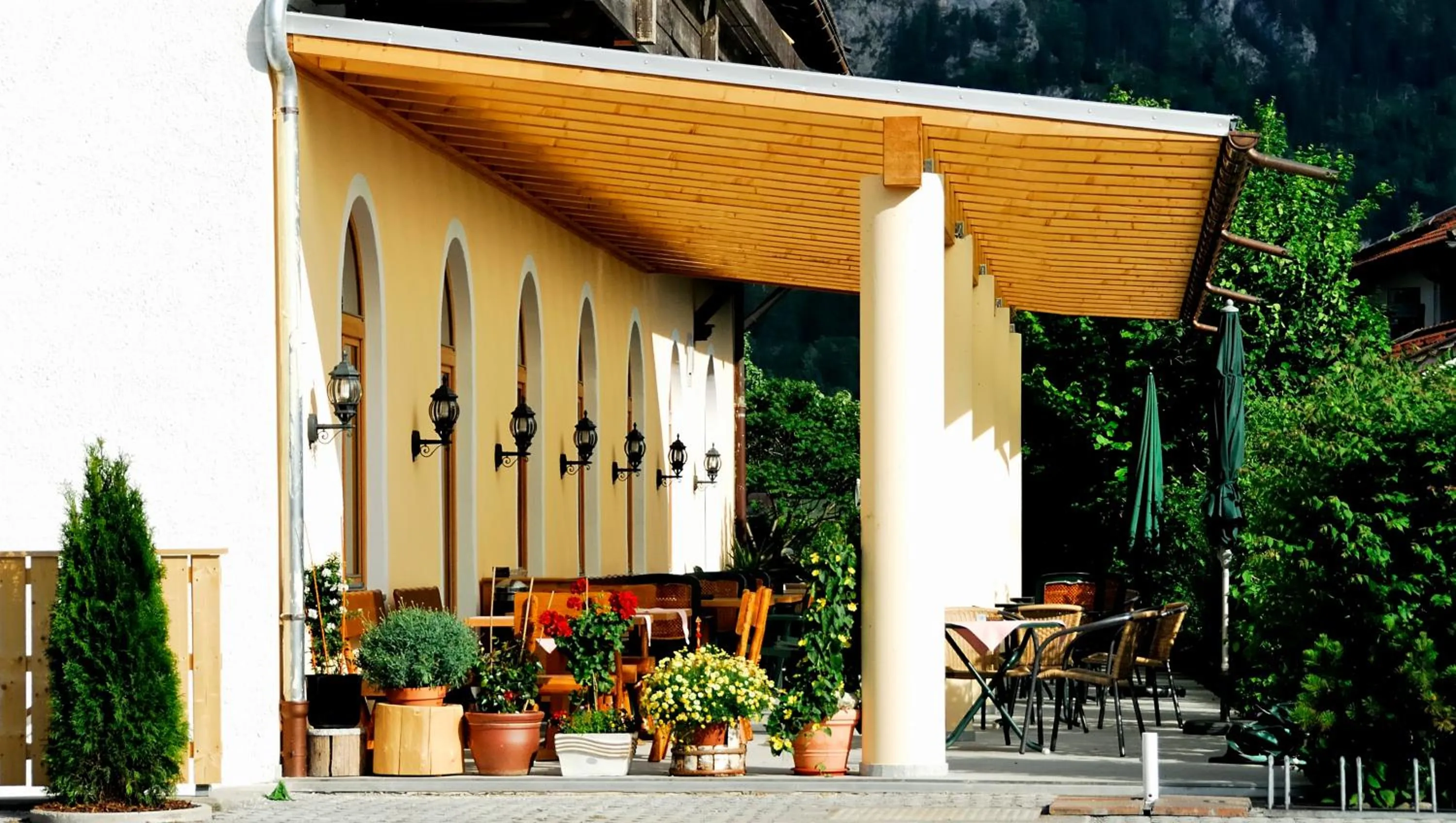 Balcony/Terrace in Hotel Weinbauer