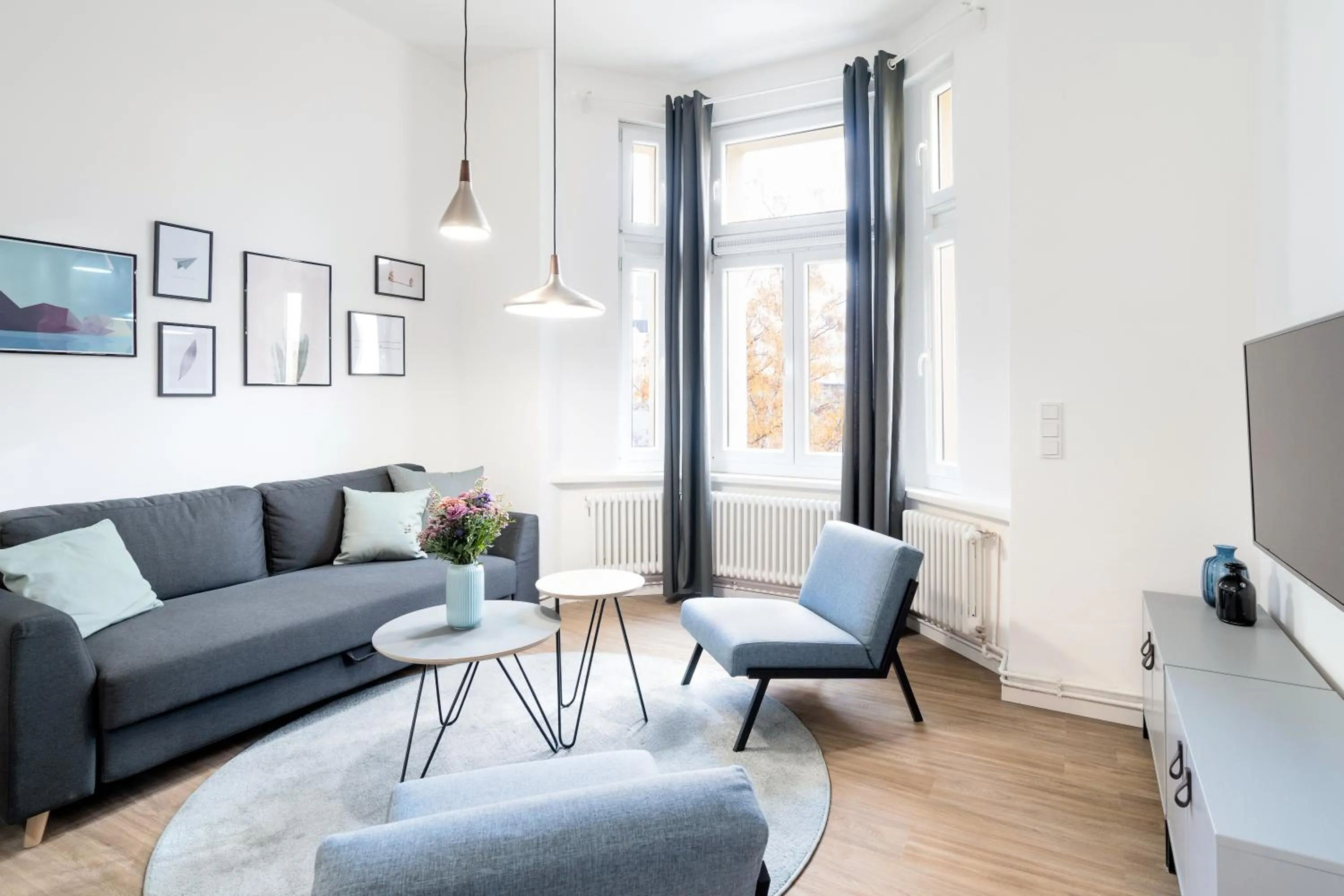 Living room in BENSIMON apartments Mitte/Wedding