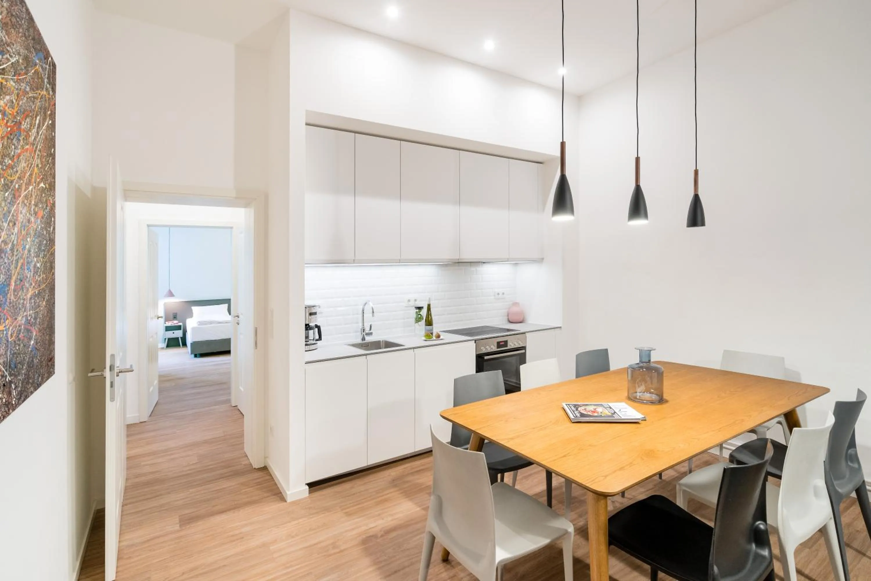 Kitchen or kitchenette in BENSIMON apartments Mitte/Wedding